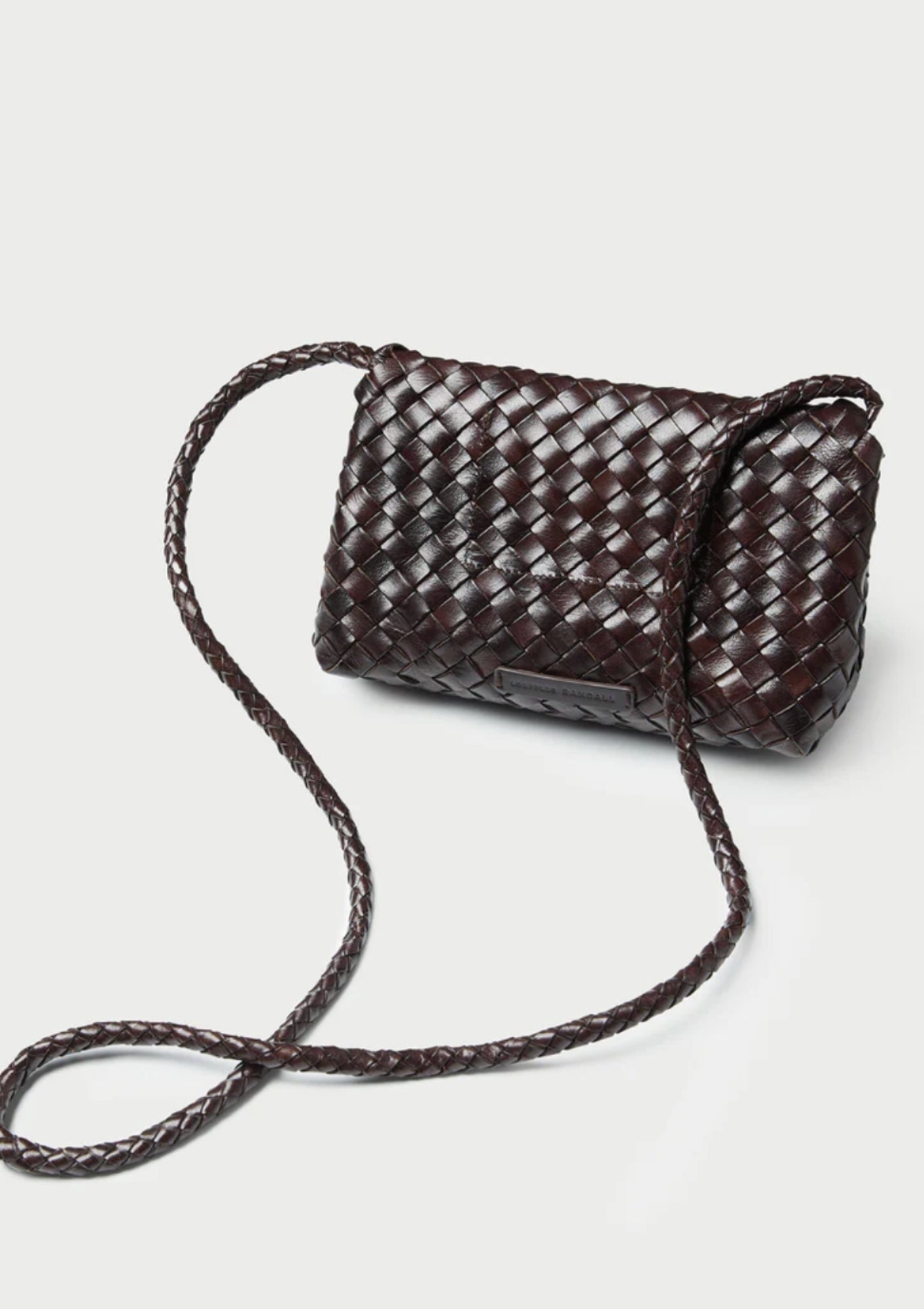 Loeffler Randall Vinnie Crossbody in Chocolate available at Diani.