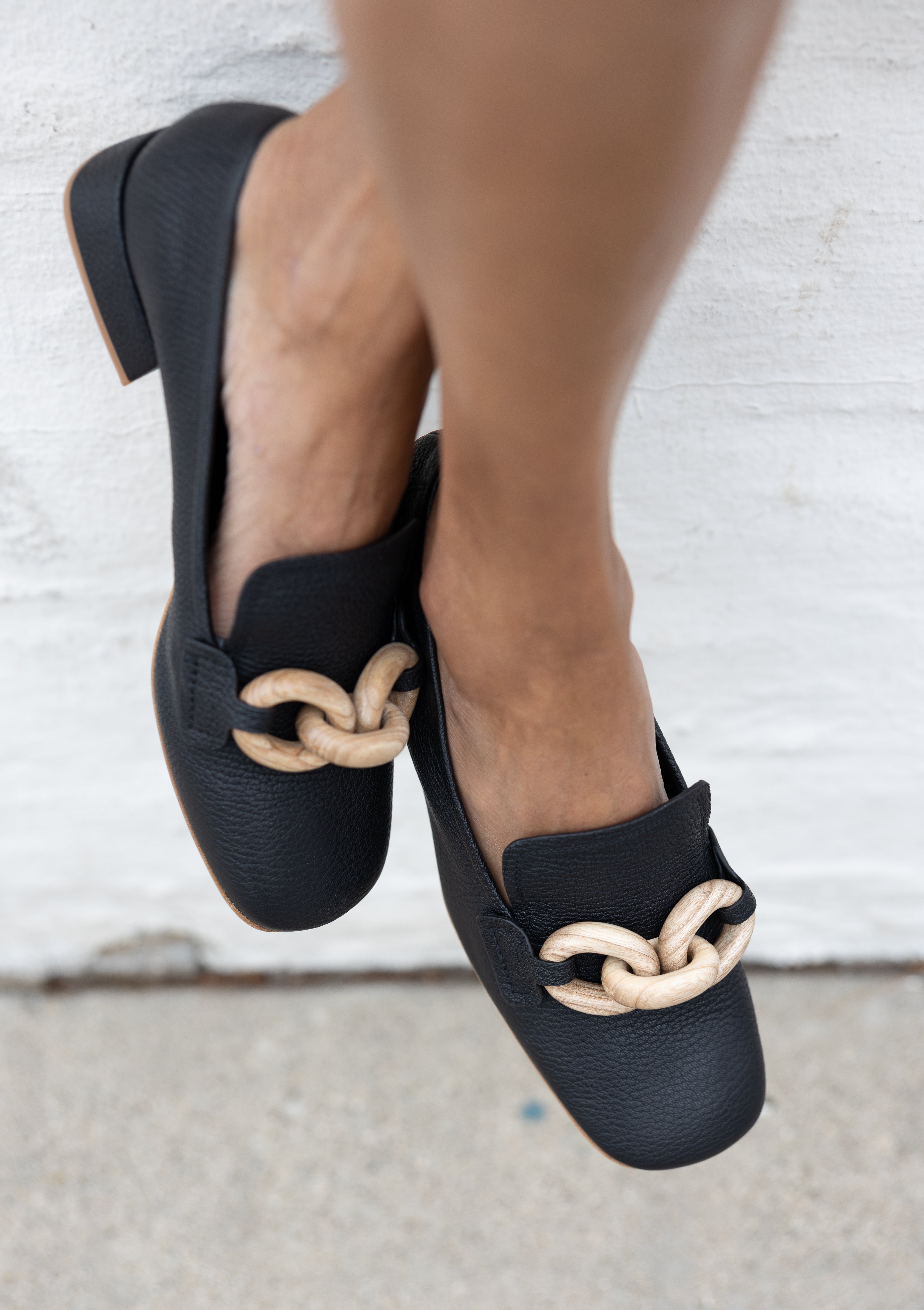 Gizi Loafer | Black Petitgrain