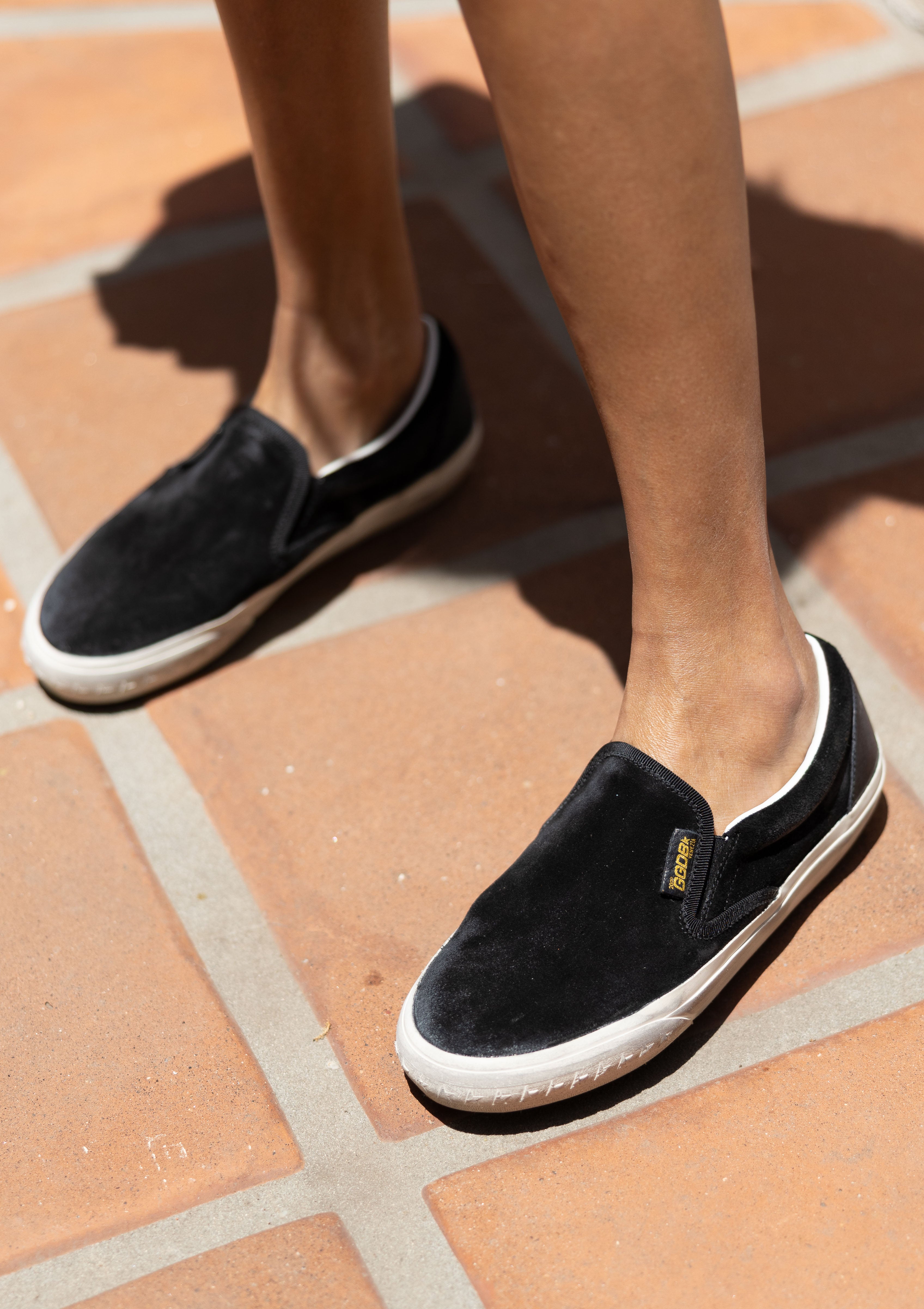 VCE Penstar Sneaker Suede Leather Heel Tab | Black