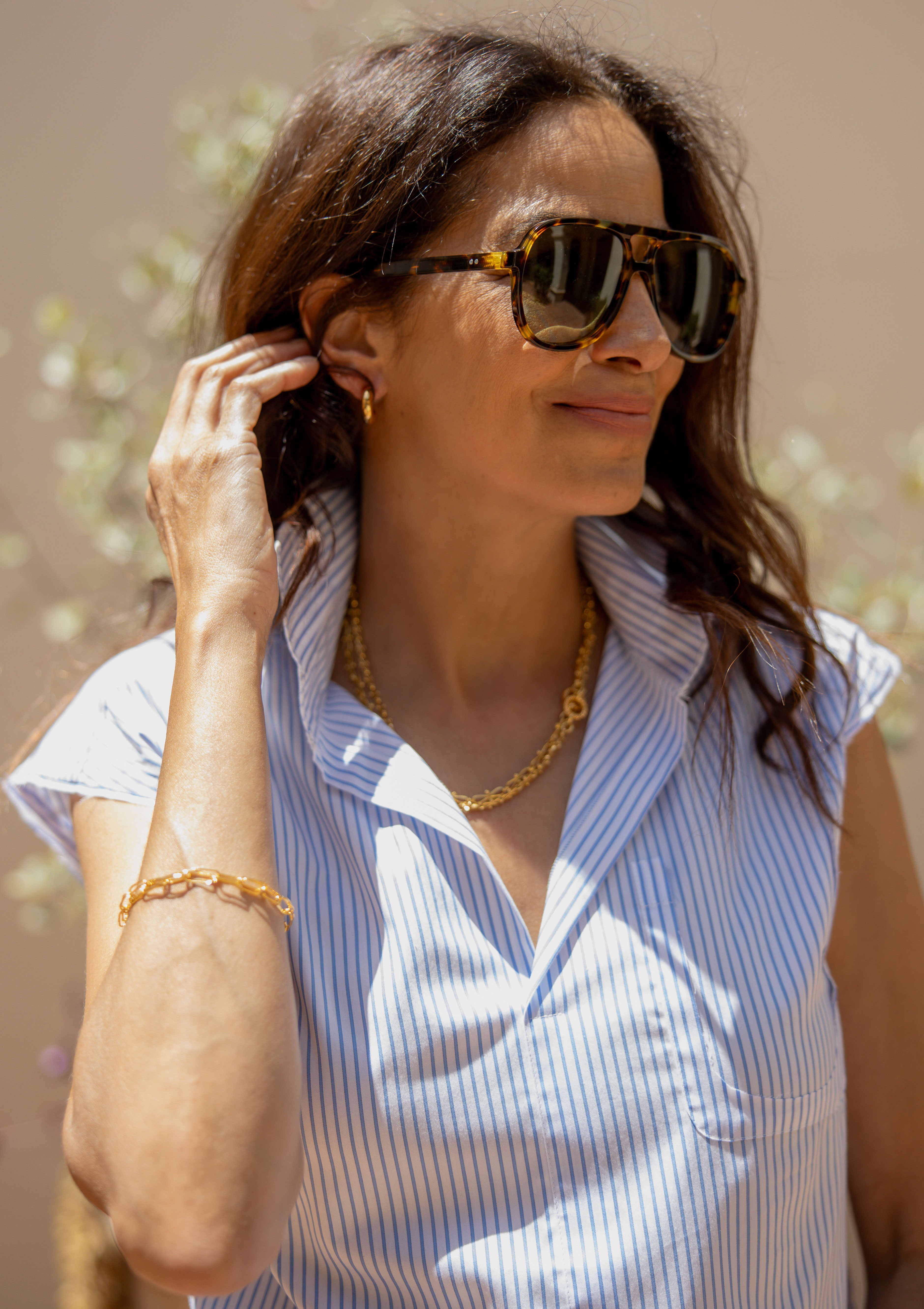 Chunky Dash Hoops | Gold