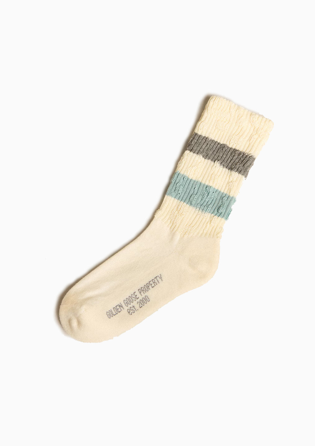 Distressed Details Stripe | Vintage White/Grey
