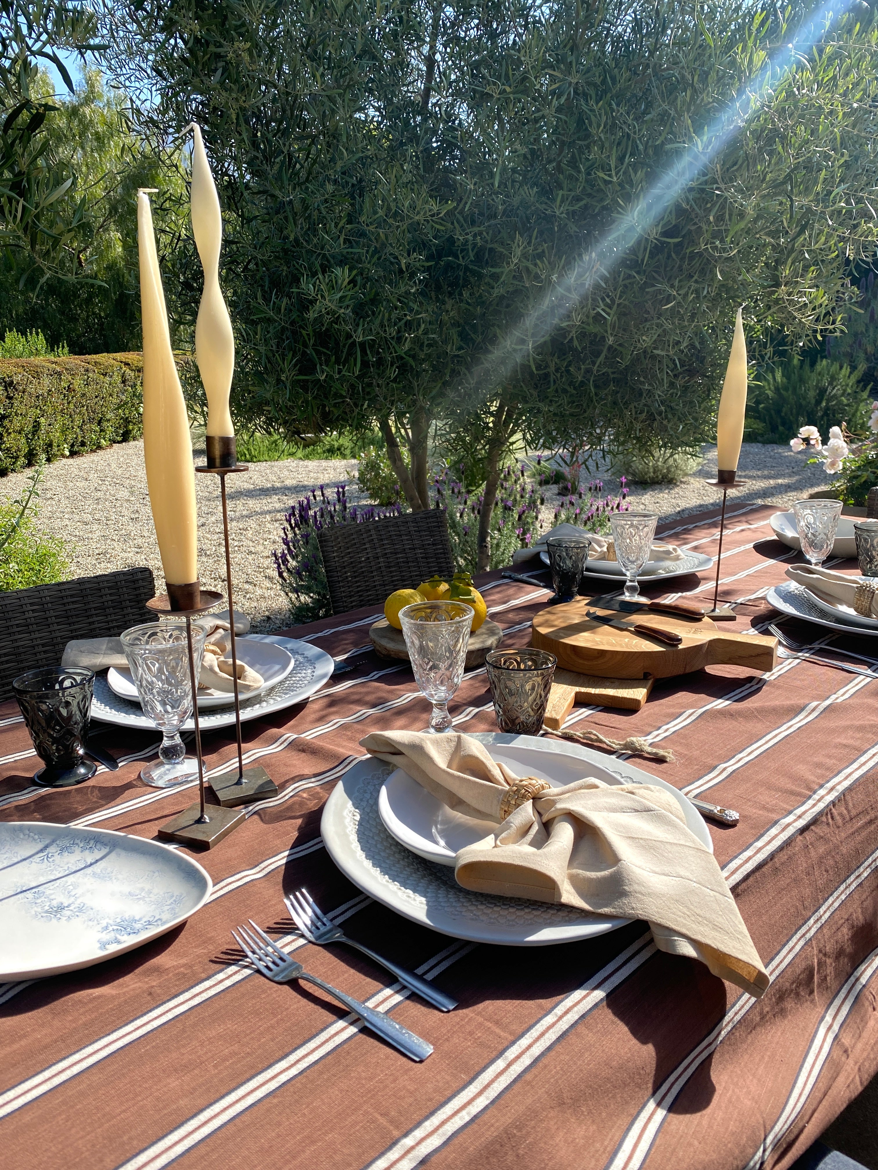 Table Cloth Rectangular Maxi | Safari Stripe, 71" x 119"