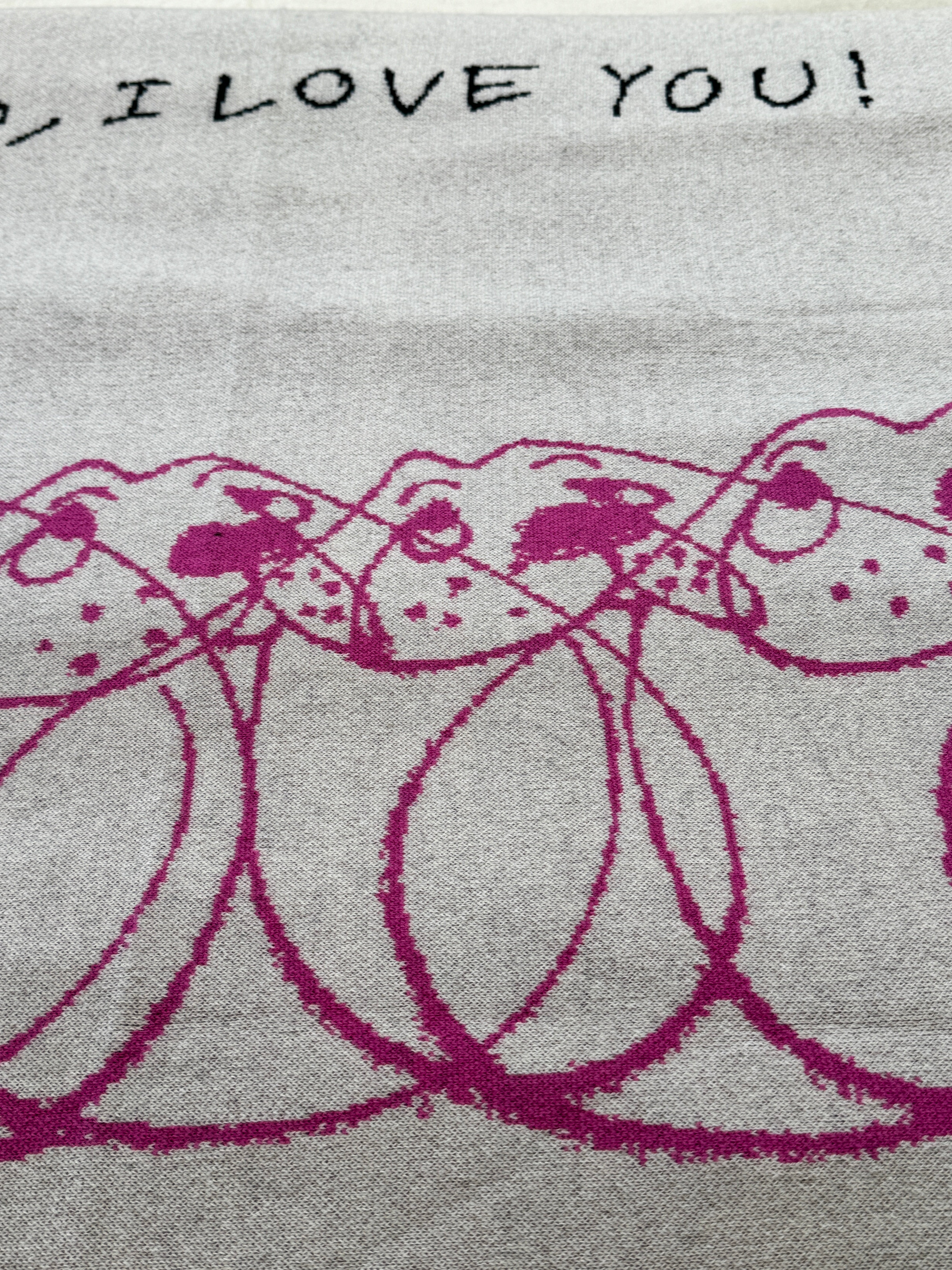 Hello I Love You Throw | 51"x71"