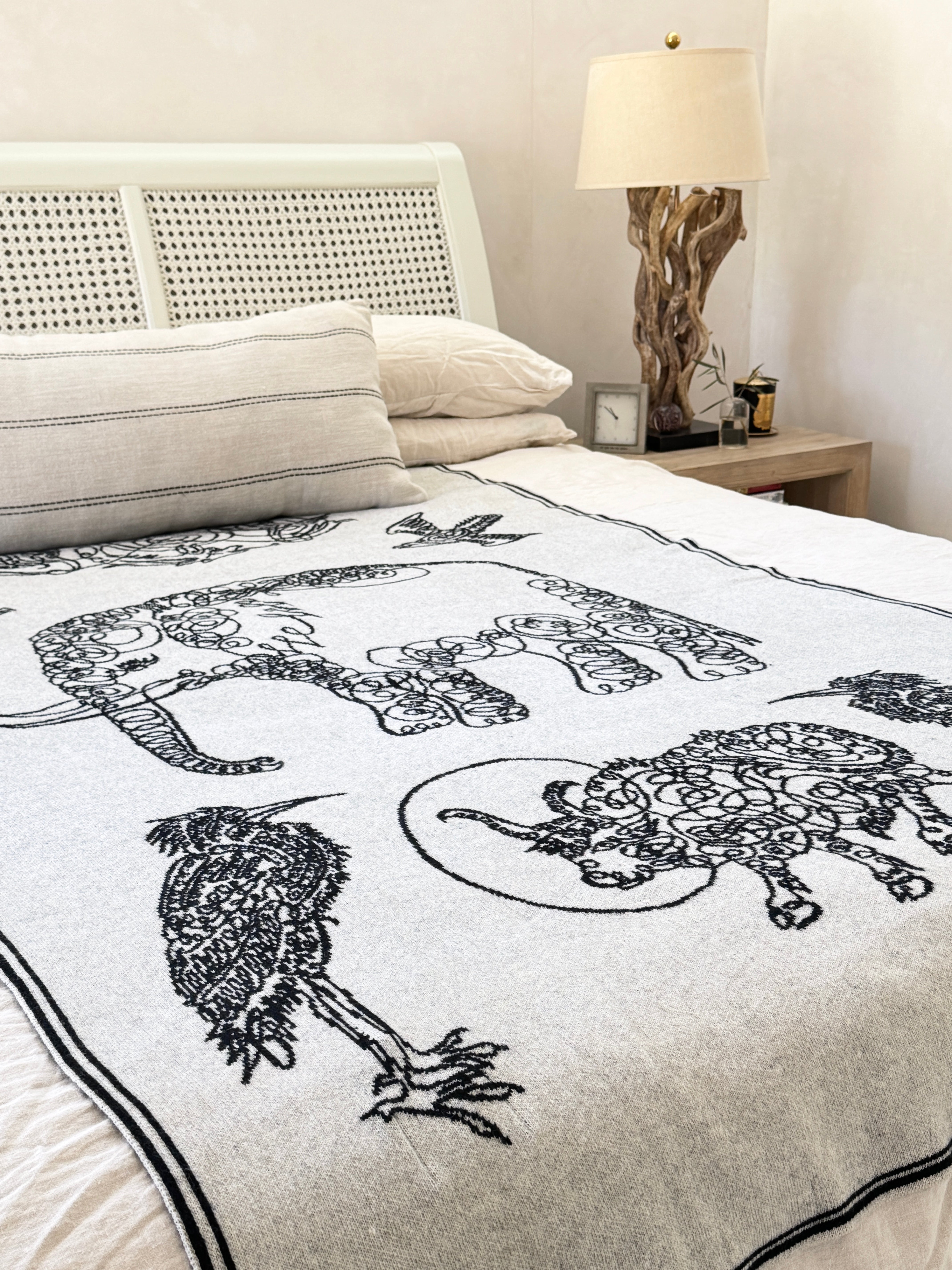 Elephant & Friends Throw | 51"x71"