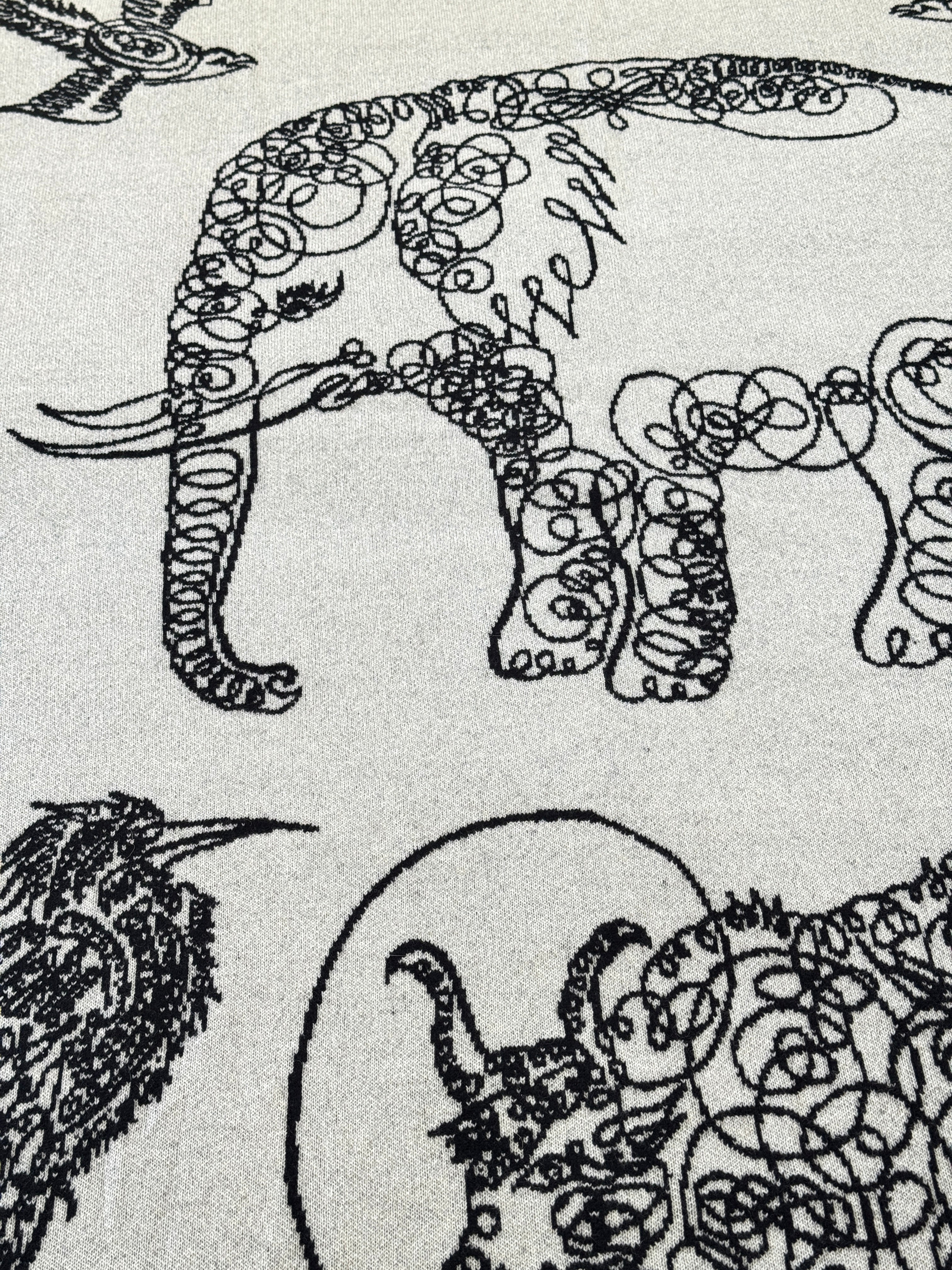 Elephant & Friends Throw | 51"x71"