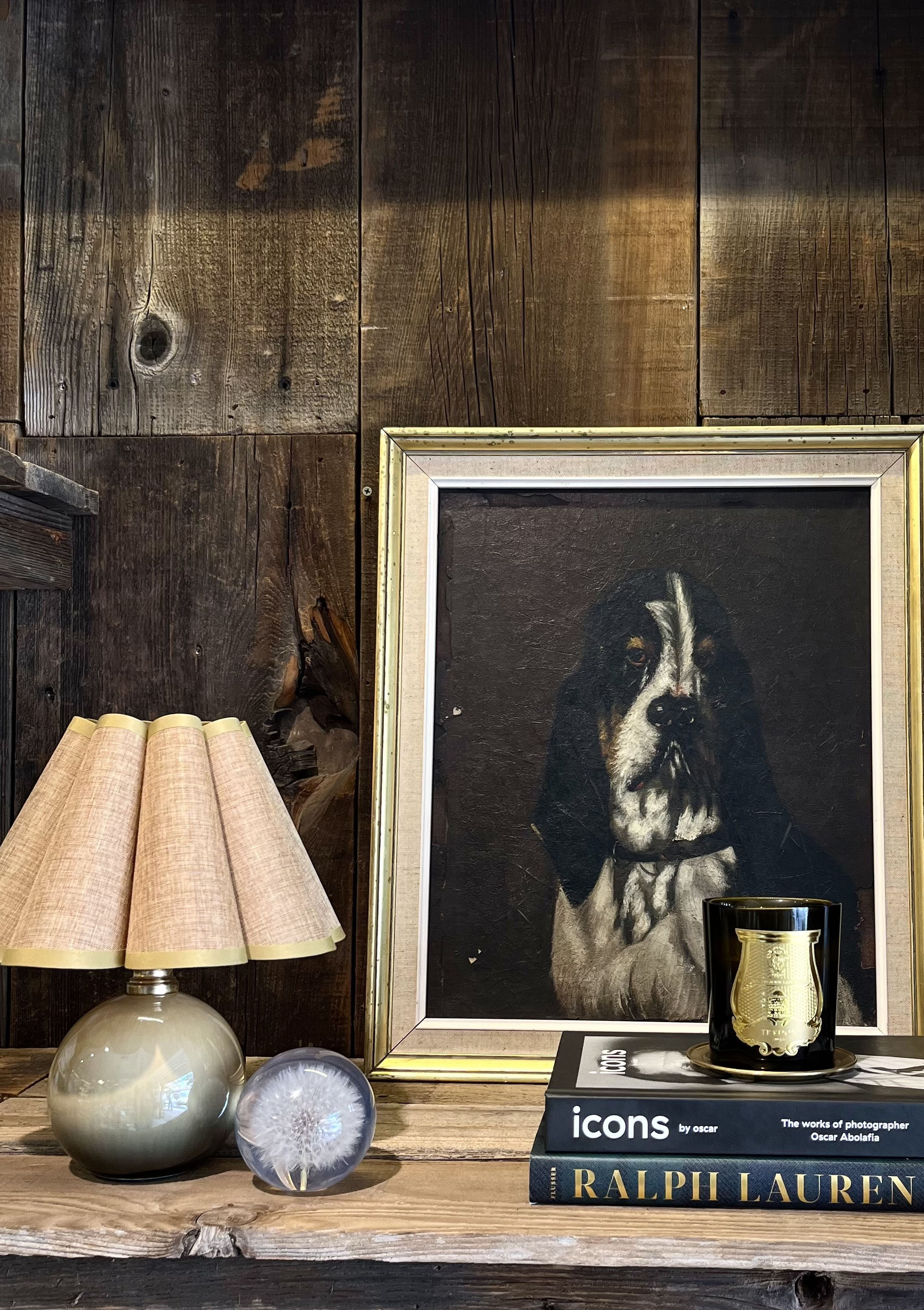 Handmade Duzy Linen Lampshade With Trim Ceramic Base| Tan/Tan