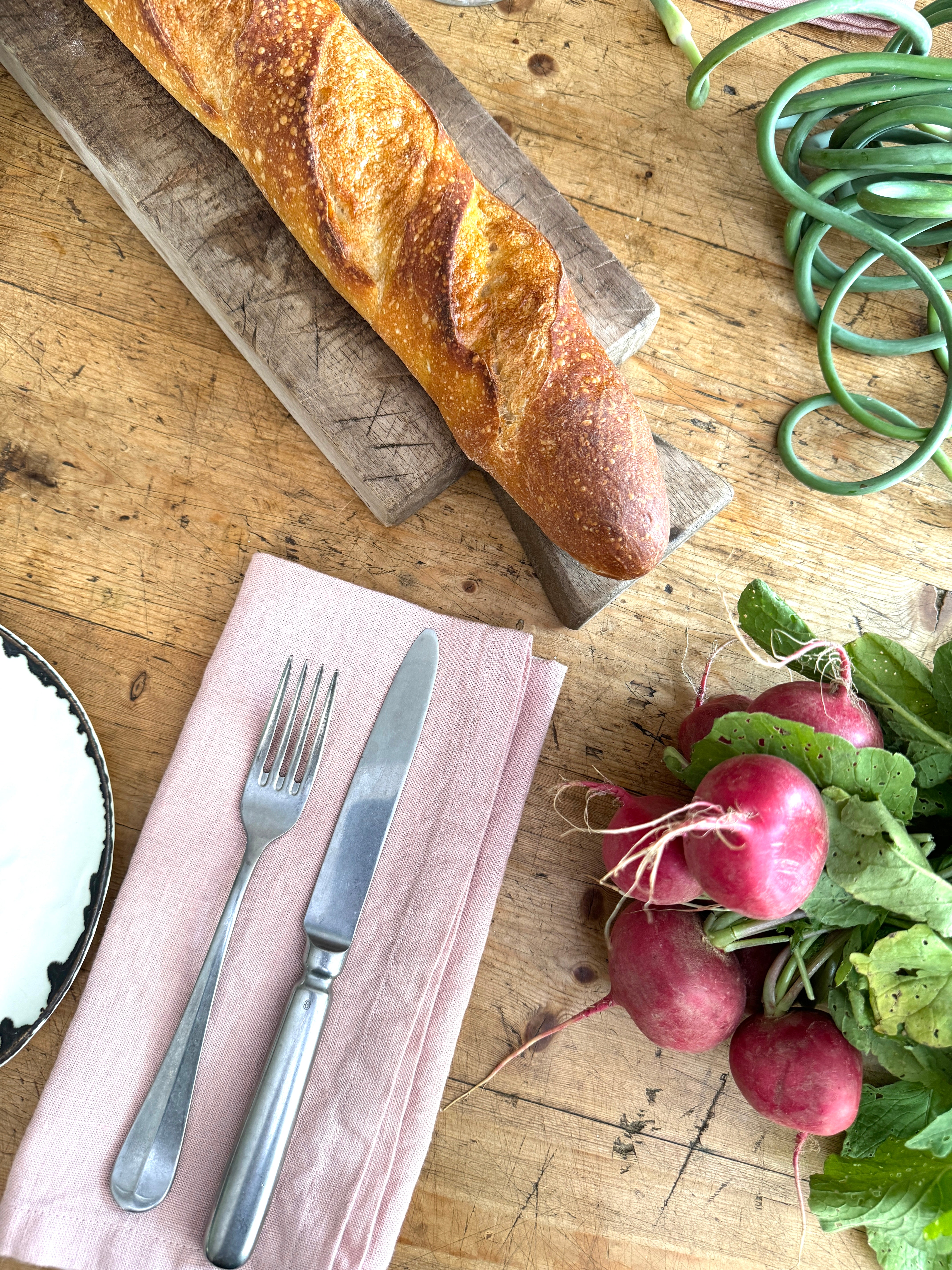 Misty Rose 100% Stone Washed Linen Napkin, Set Of 4