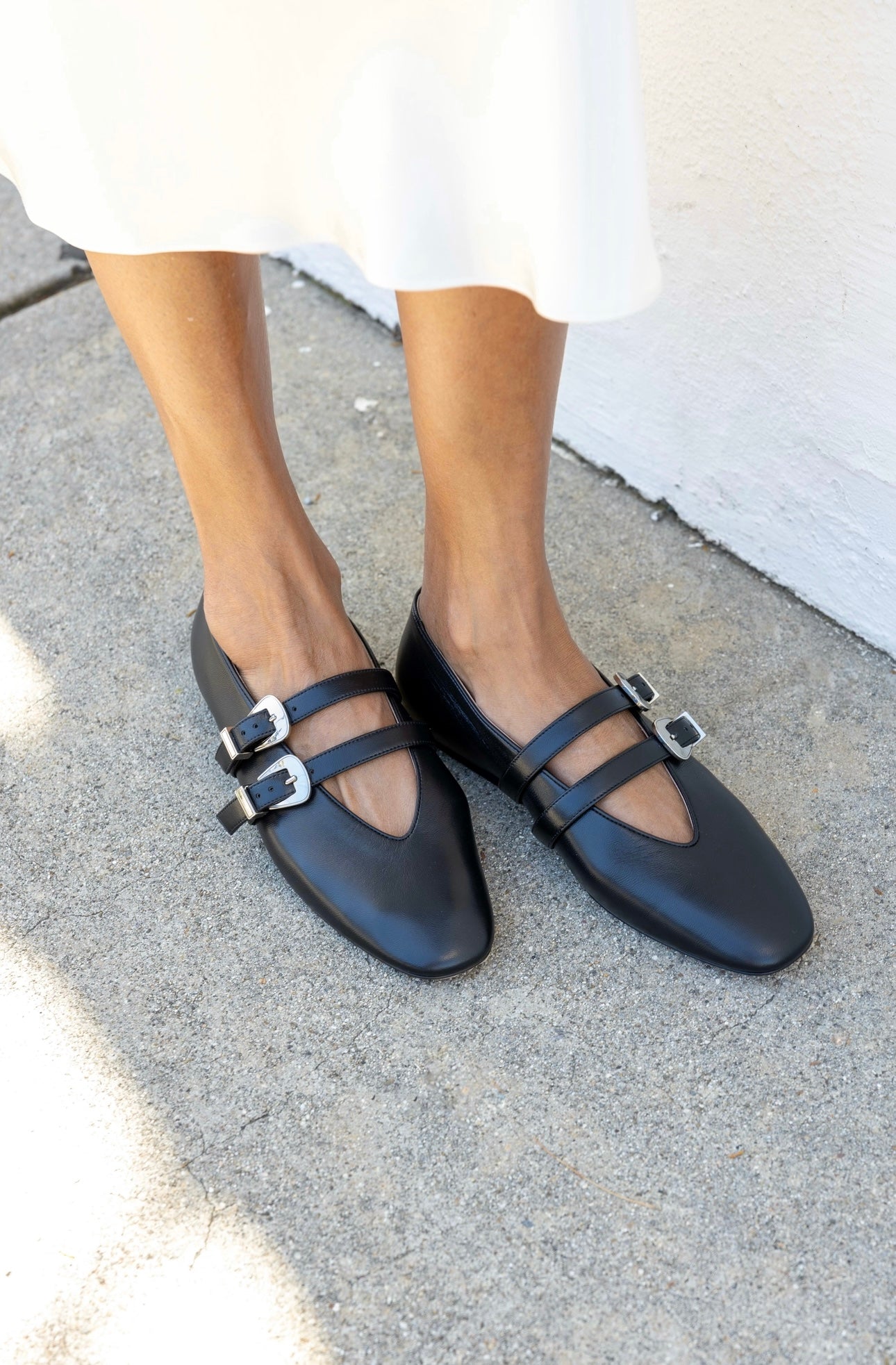 Claudia Slipper | Black Leather