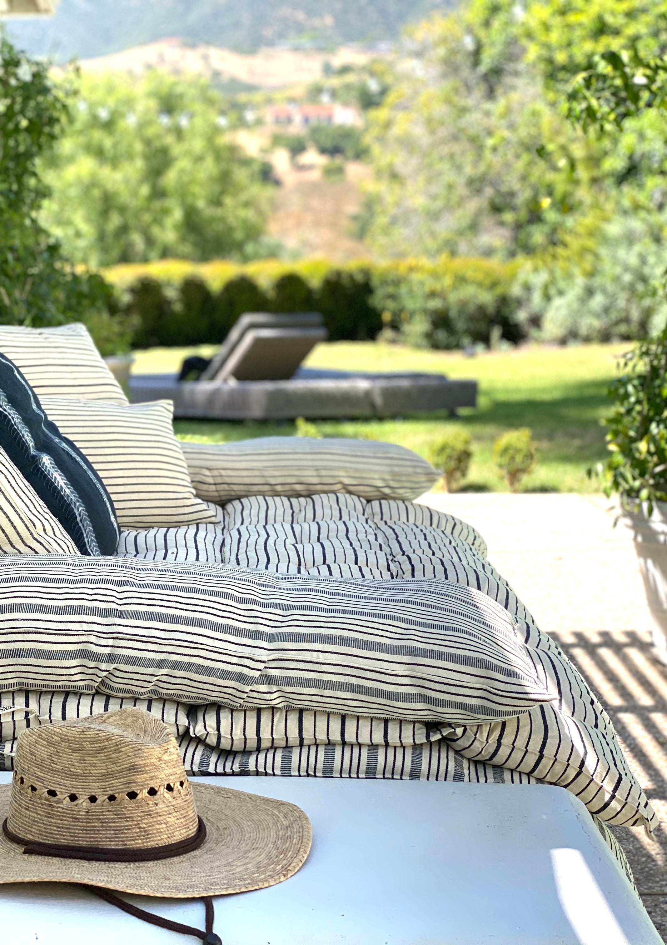 Sustainable and stylish bed roll from DIANI x Tensira, blending Kenyan and English influences in its design and craftsmanship.