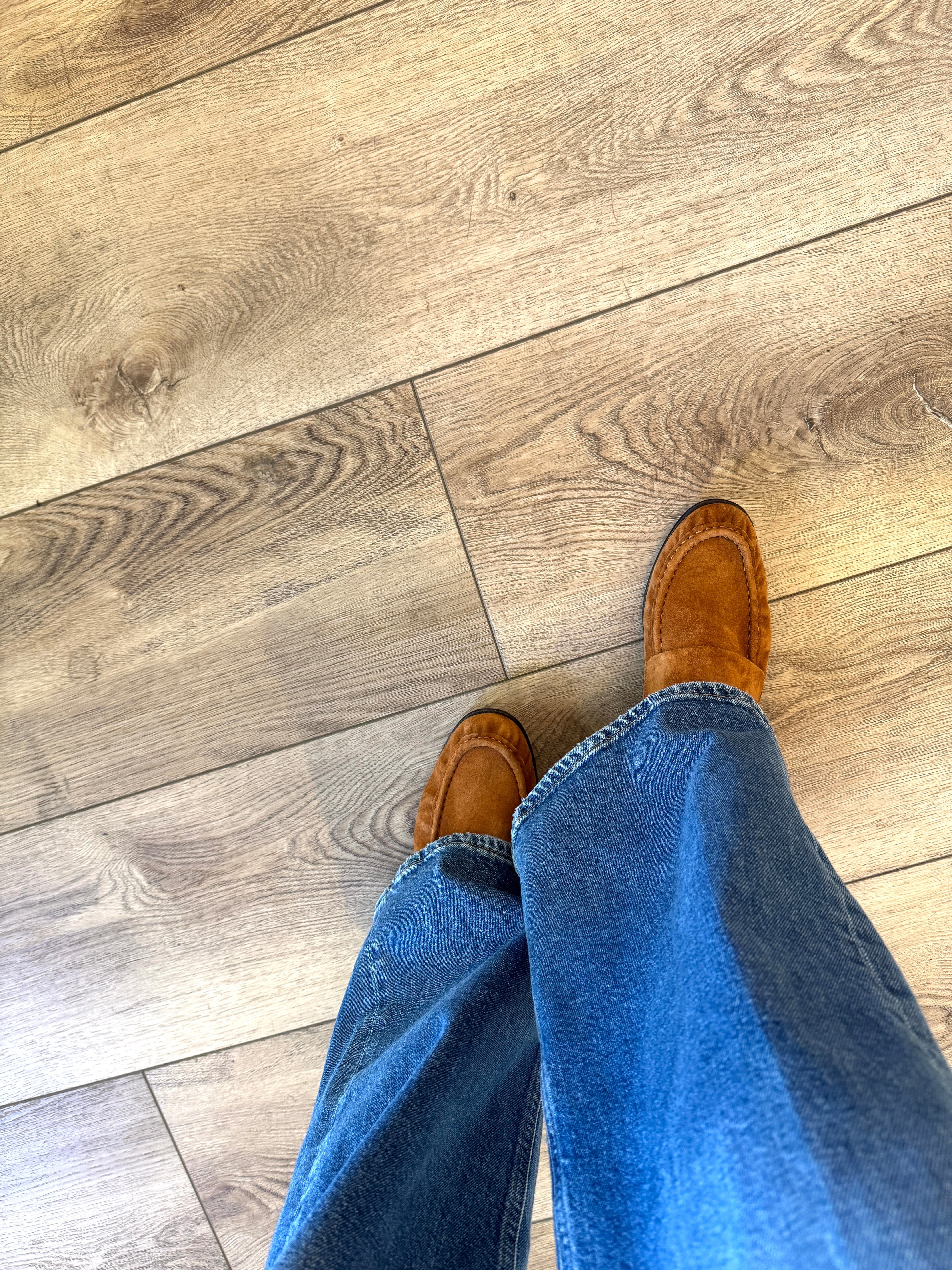 Ruched Loafer | Saddle Suede