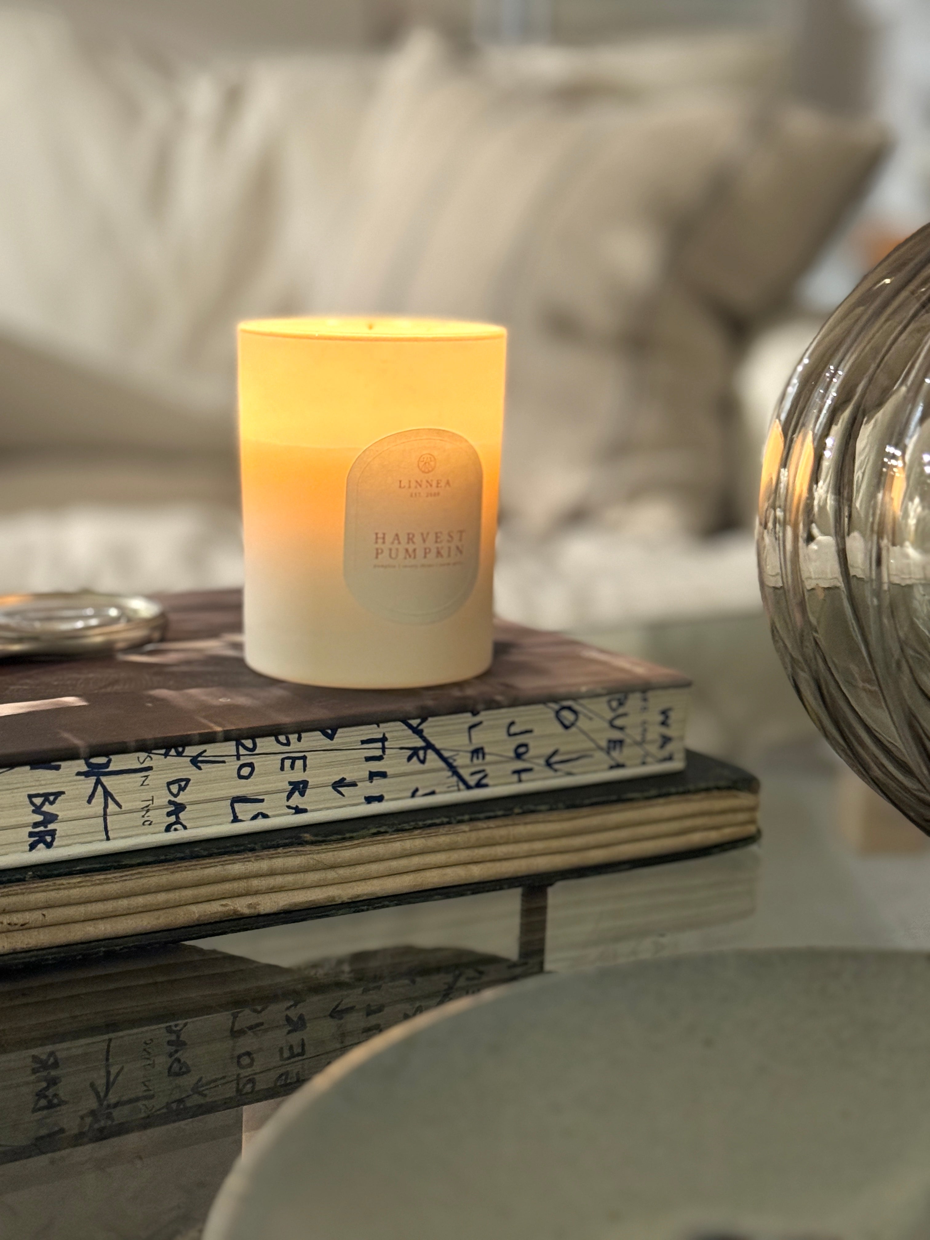 Harvest Pumpkin Double Wick Candle