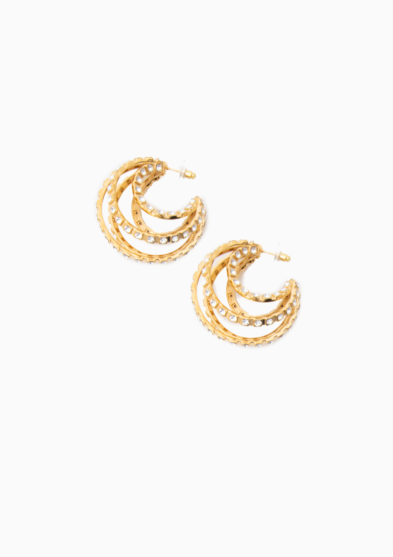 Mona Large Hoop Earrings | Gold