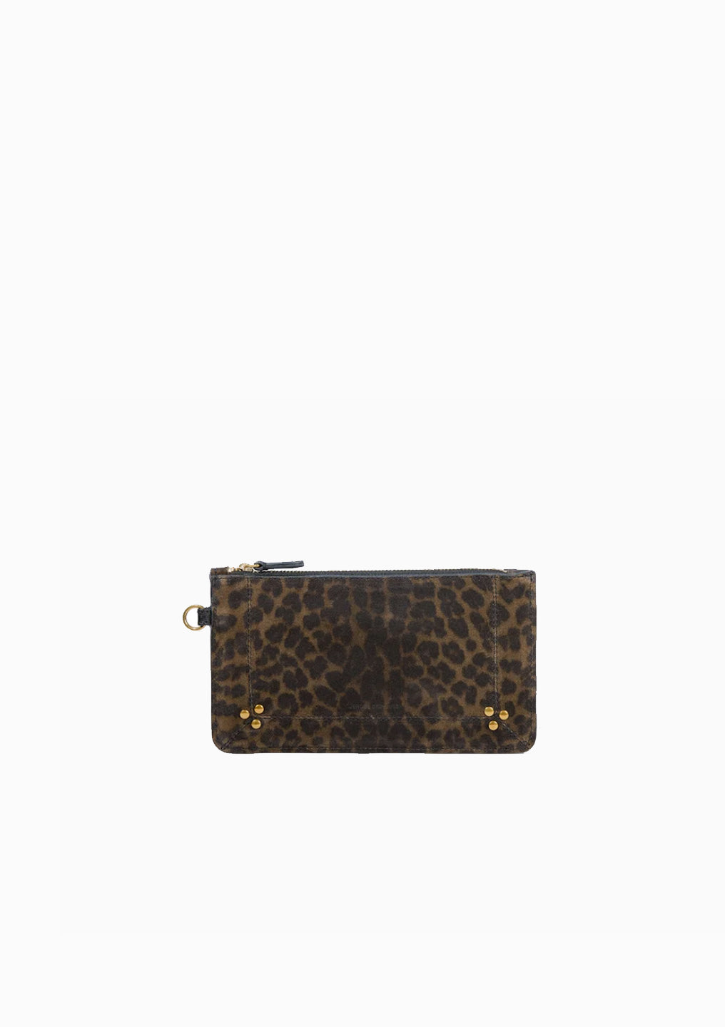 Popoche S | Imprime Leopard Kaki Split Suede