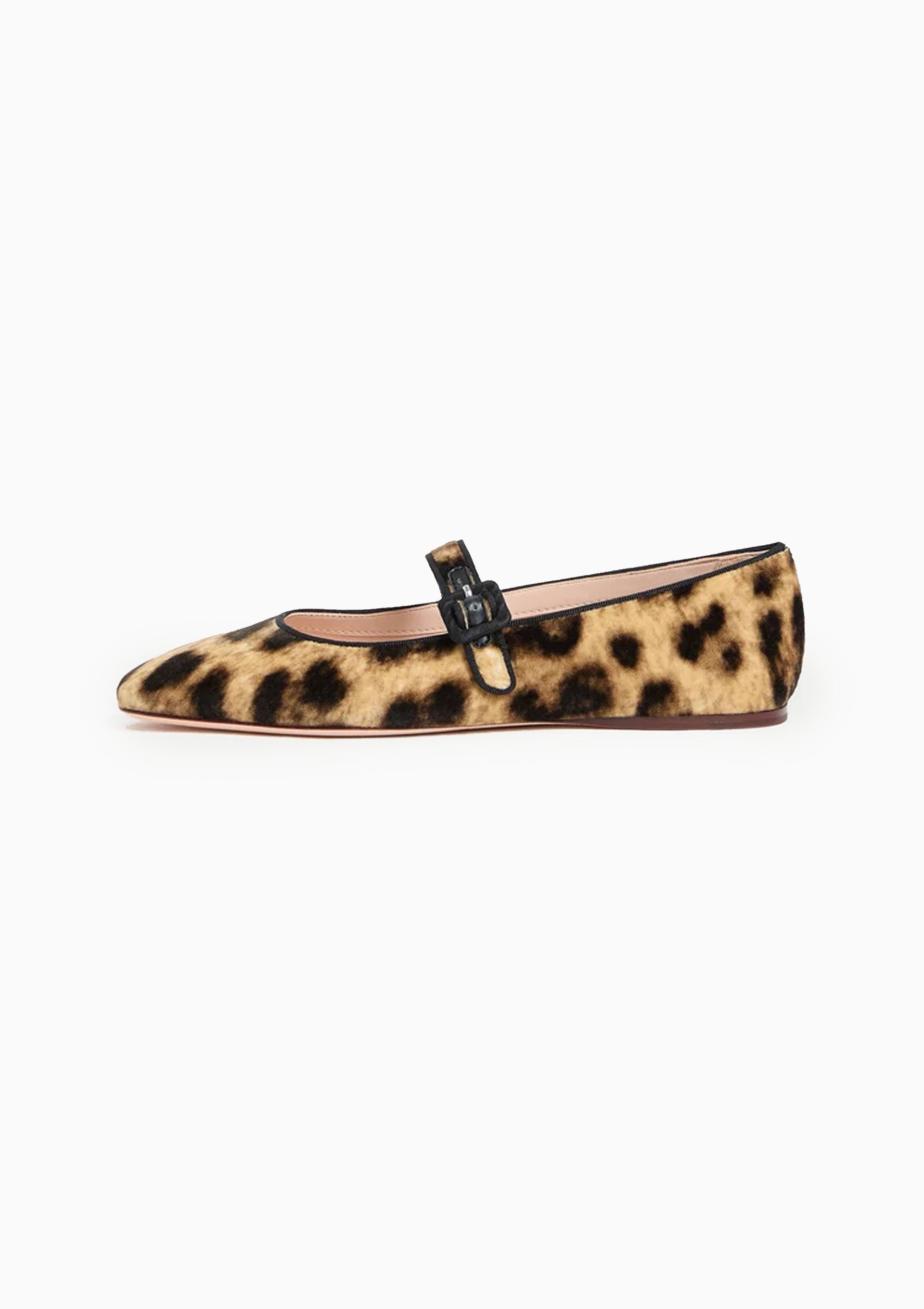 Ginger Velvet Mary Jane | Leopard