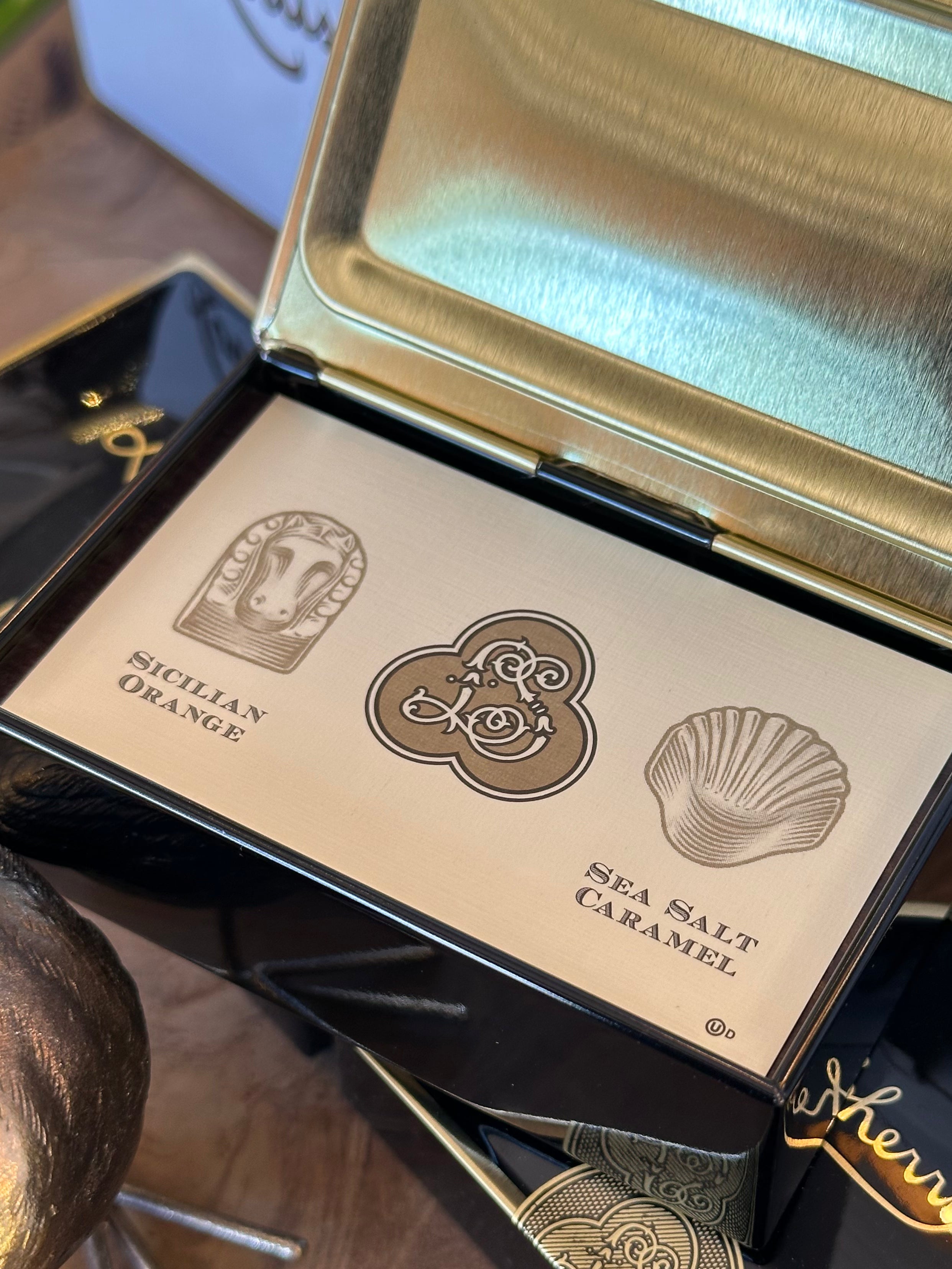 New York heritage chocolates by Louis Sherry, available at Diani.