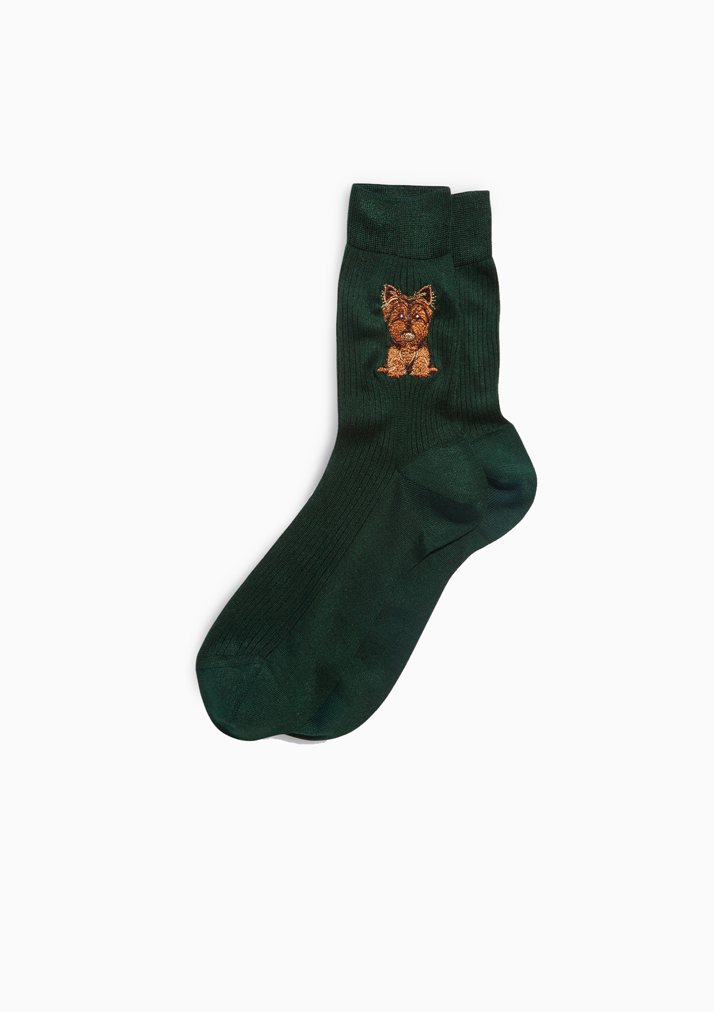 Shih Tzu Socks | Dark Brown