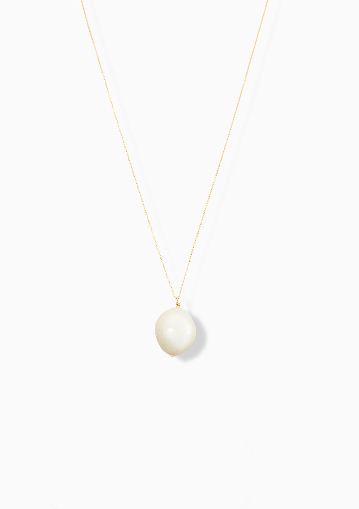 Moonstone Drop 28" Necklace