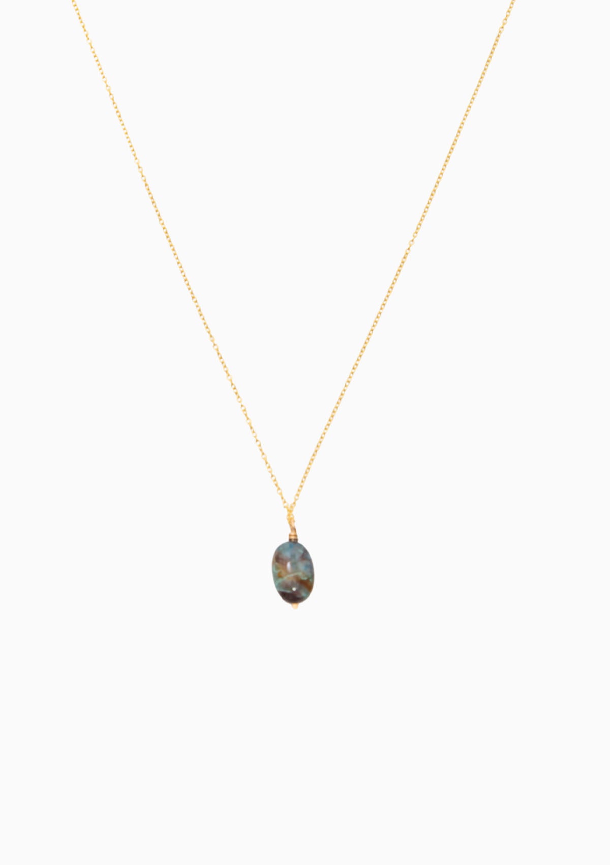 Opal Drop 18" Necklace