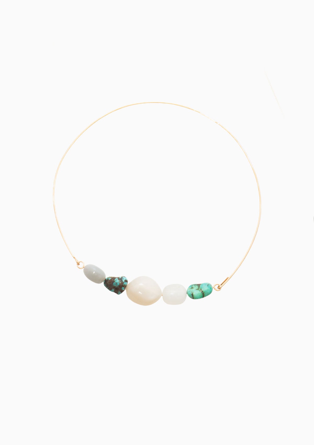 Quartz/Moonstone/Turquoise Collar