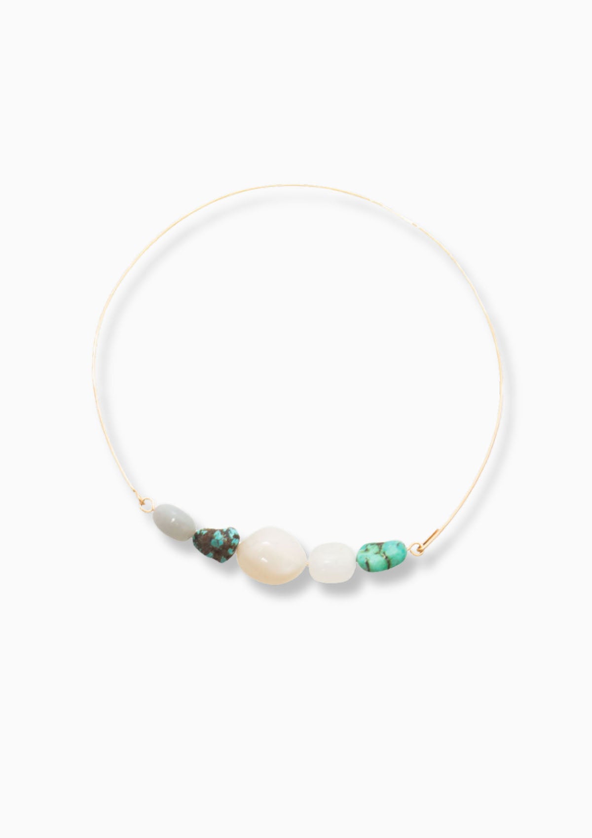 Quartz/Moonstone/Turquoise Collar