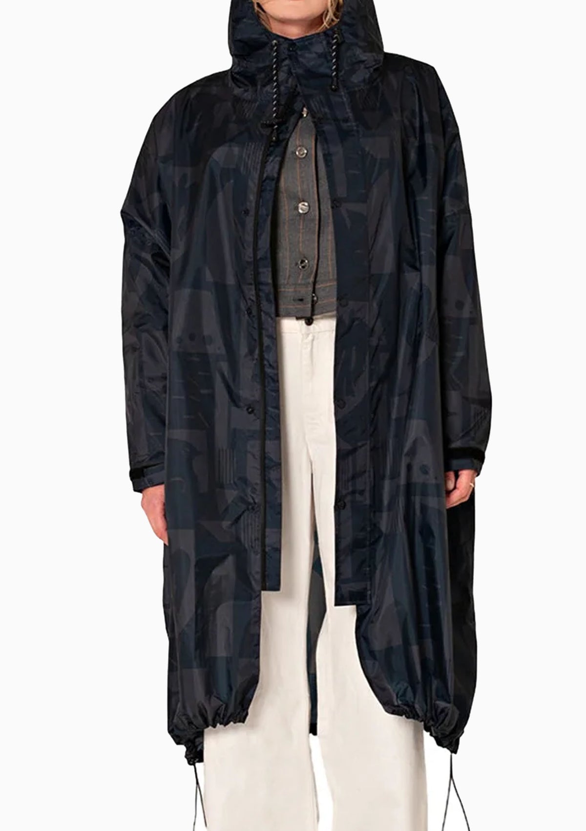 Rain Coat Camo | Back To Black Art Camo