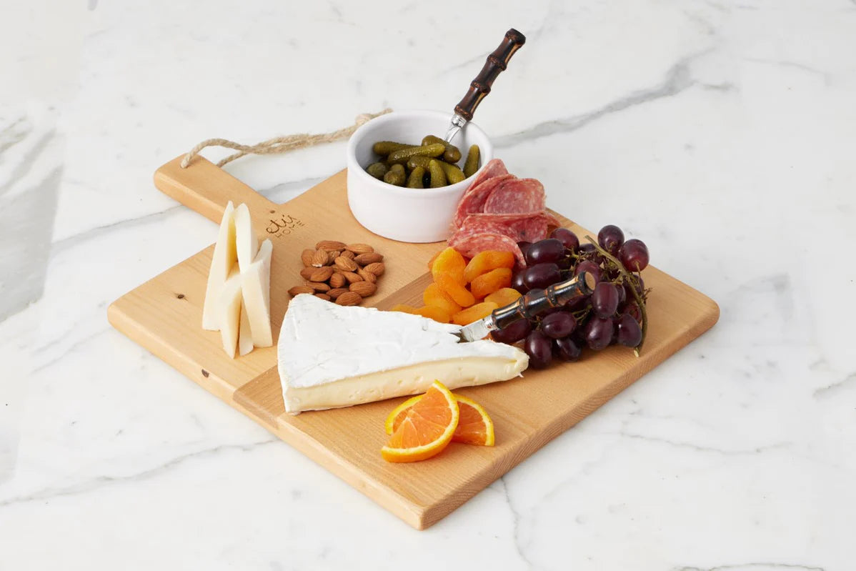 Square Pine Charcuterie Board | Small