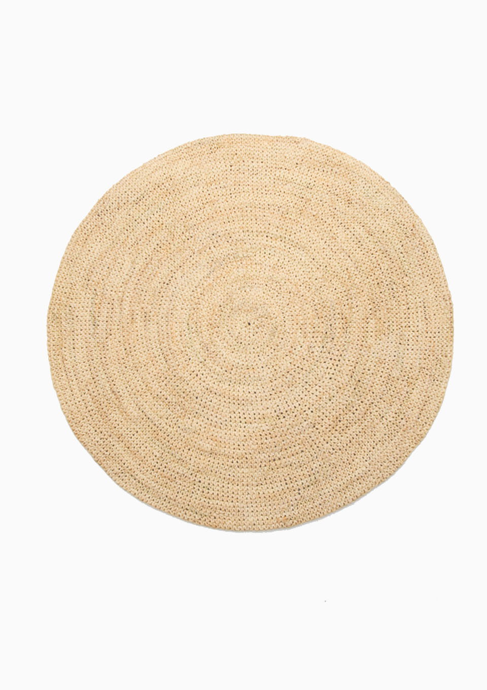 Crochet Palm Raffia Placemat | Round