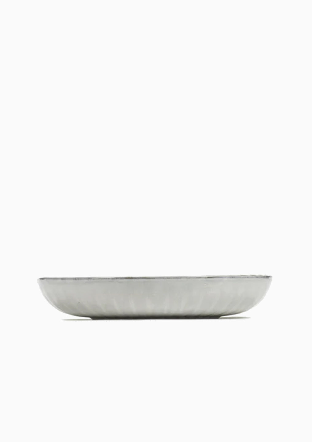 High Plate Large, White Inku