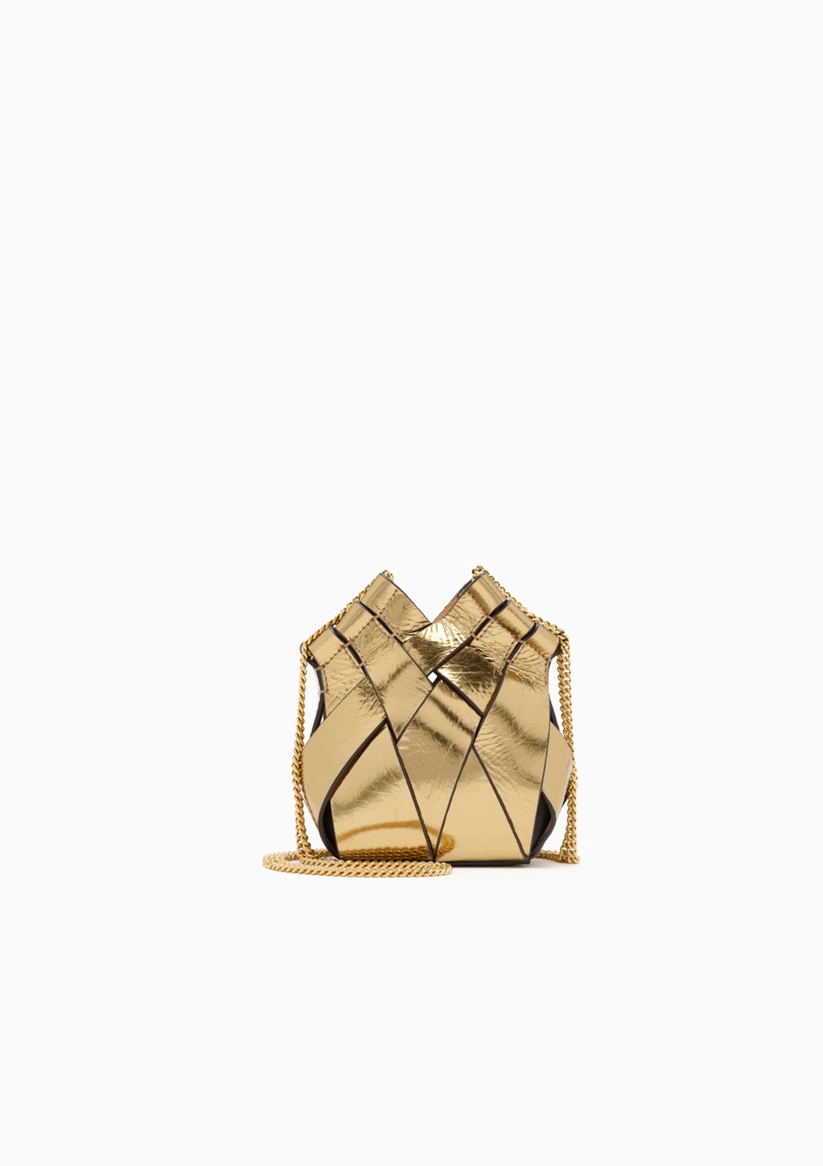 Charlotte Mini Crossbody With Chain | Gold