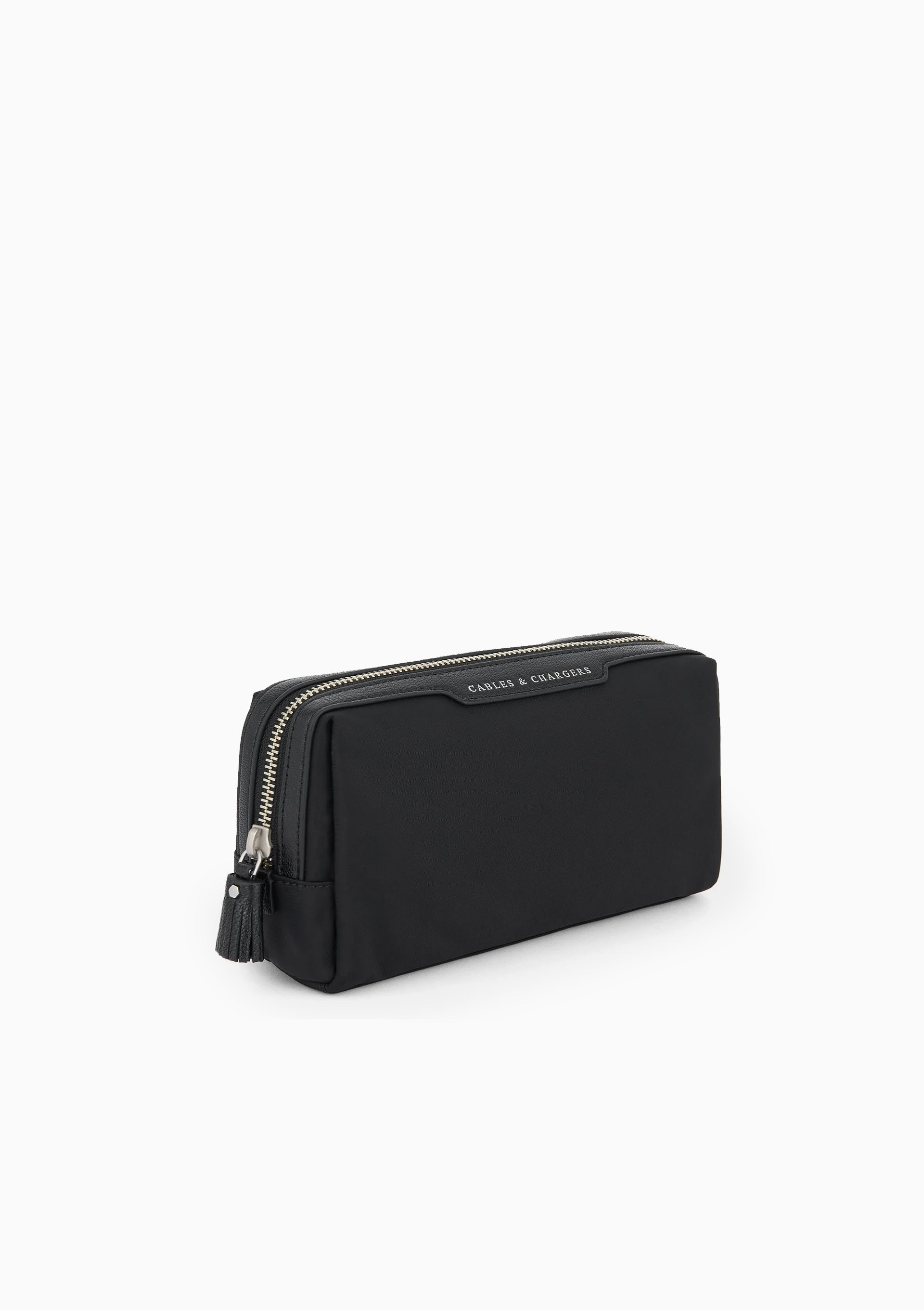 Cables & Chargers Pouch Econyl Regenerated Nylon | Black
