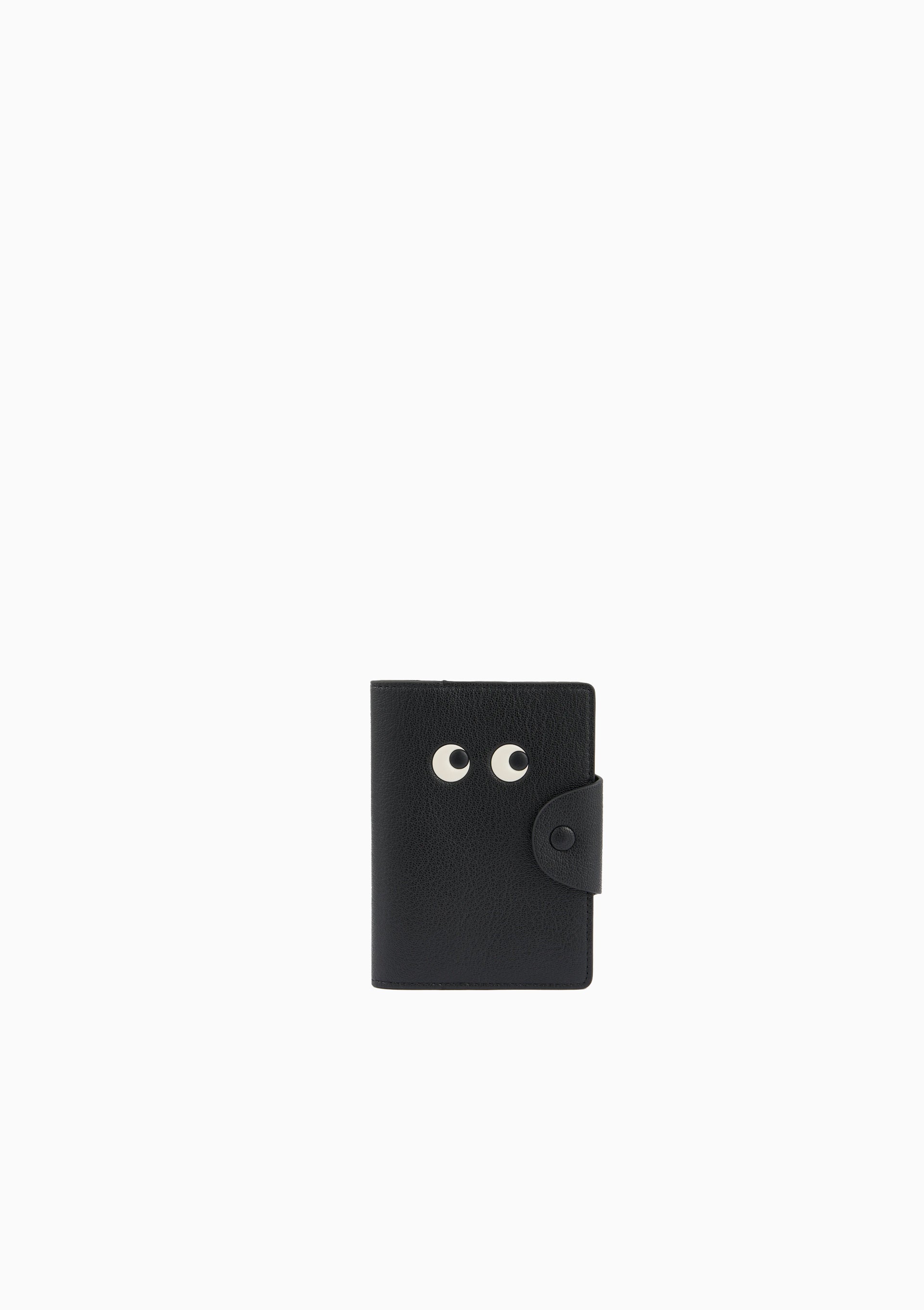 Eyes Passport Case Capra | Black