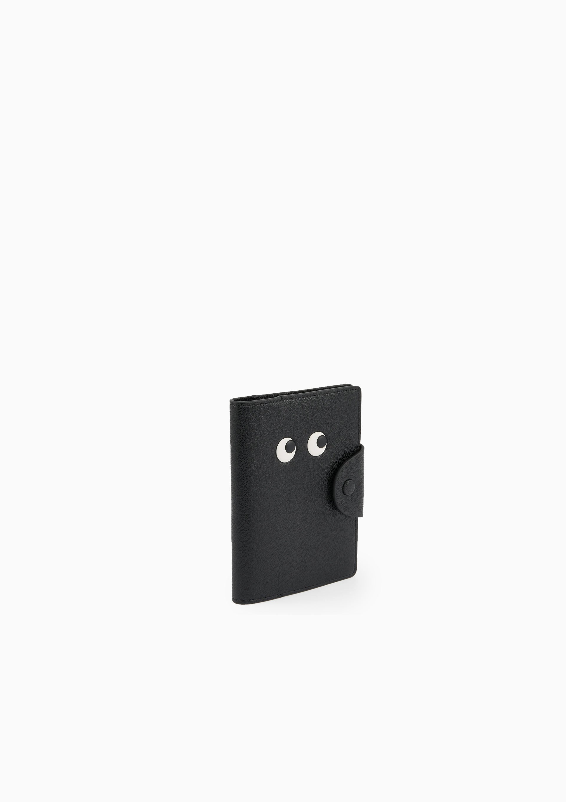 Eyes Passport Case Capra | Black