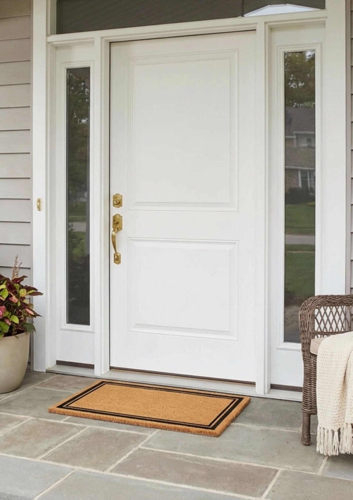 Border Coir Doormat | 24" x 36"