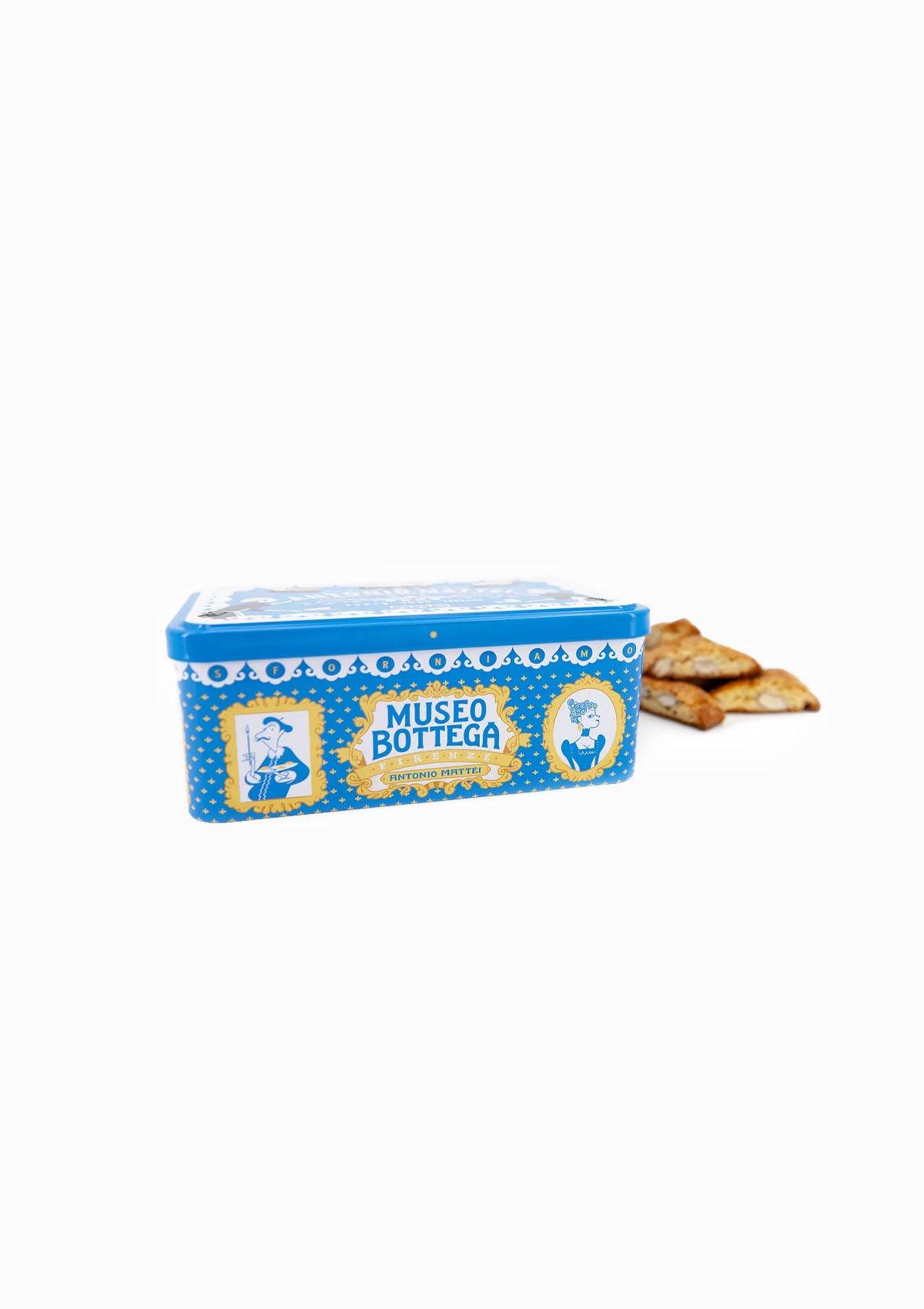 Antonio Mattei Biscotti Di Prato Blue Tin