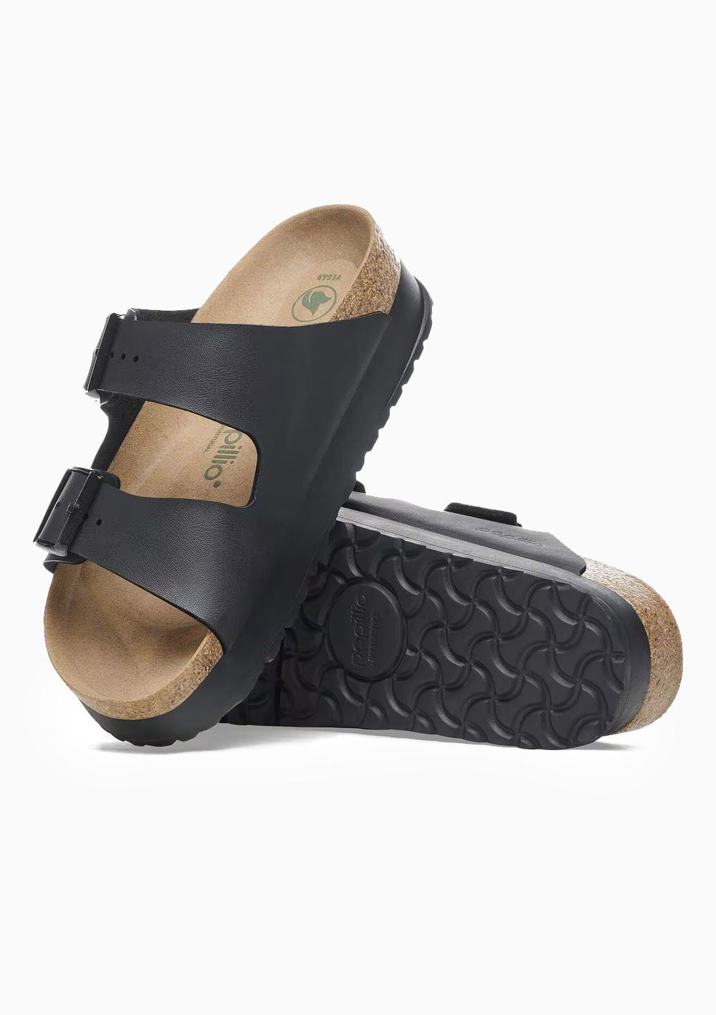 Arizona Flex Platform Birko-Flor Sandal | Black
