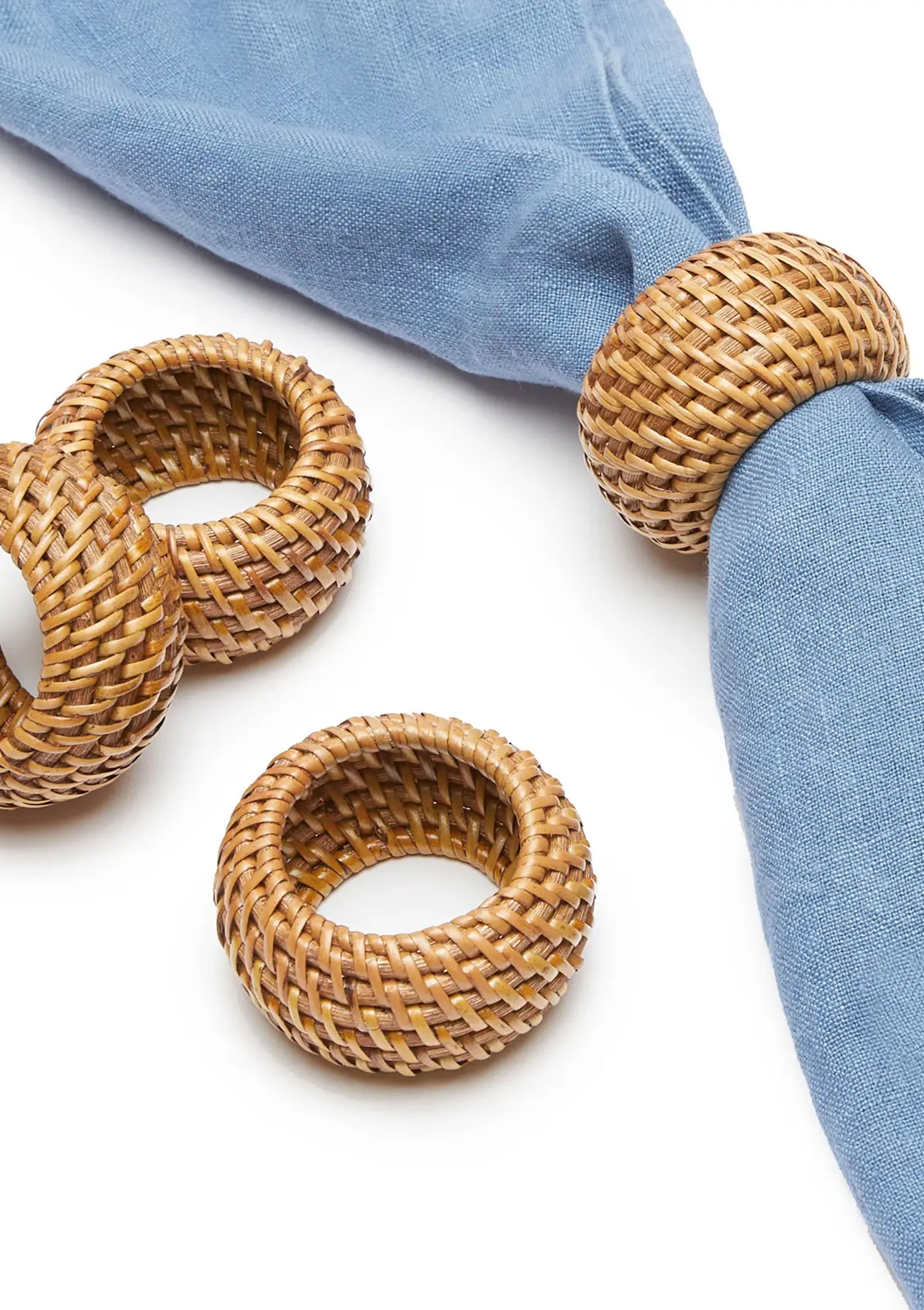 Eclipse Natural Napkin Ring | Set of 4