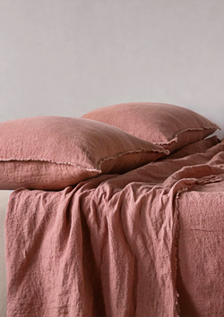 Flocca King Pillowcase | Rosa