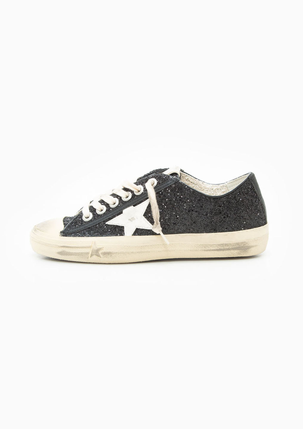 V-Star Sneaker Glitter Bio Based Star And List | Black/White