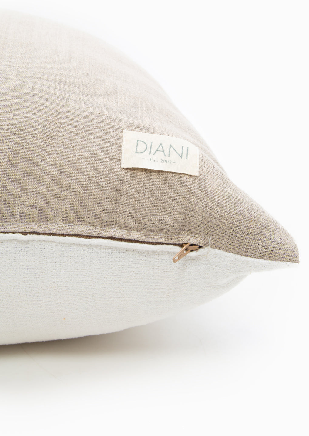 Vintage Linen Cushion, Cream | 25"x25"