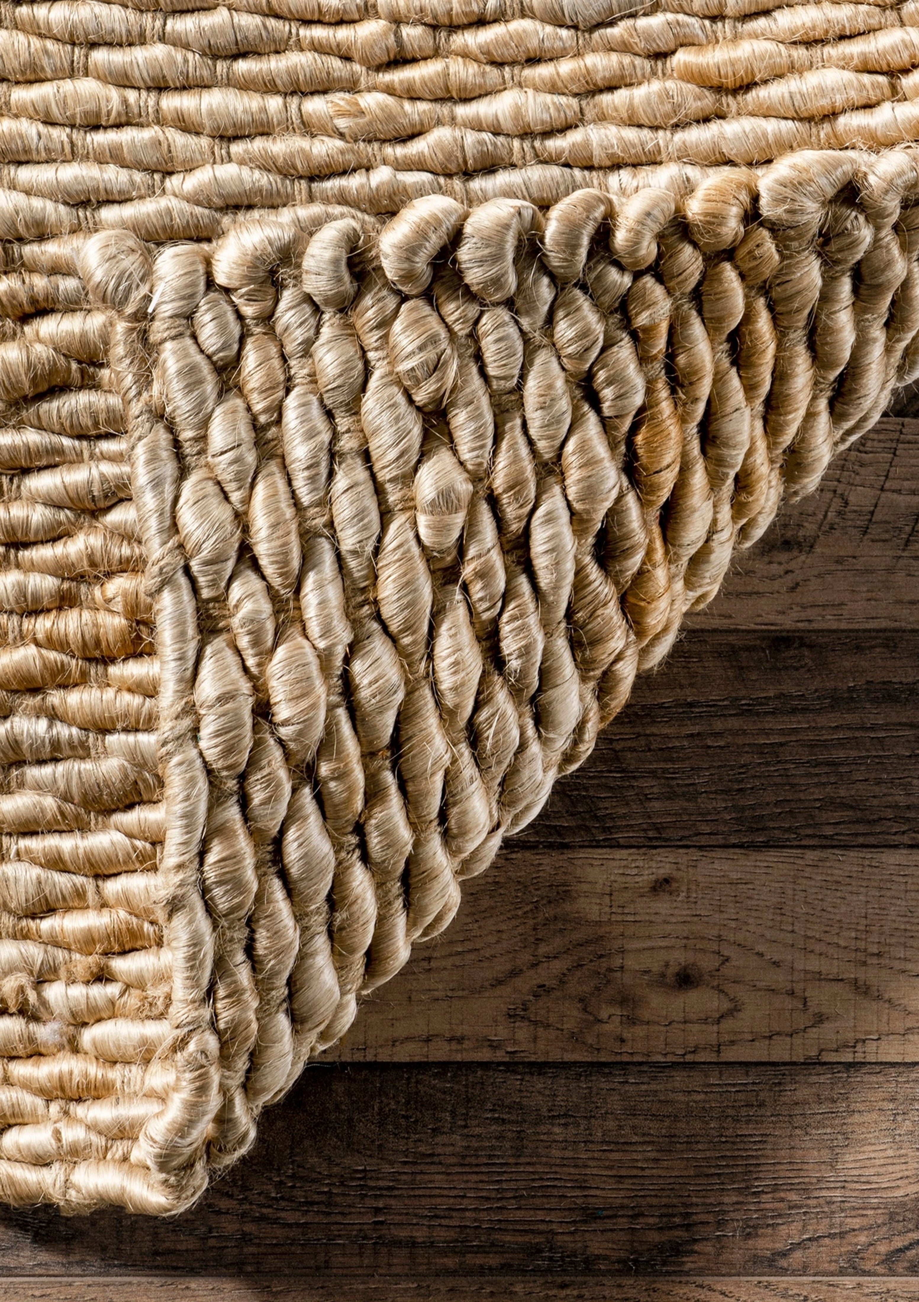 Hand Woven Hailey Jute Runner | Natural, 2'6" x 6'