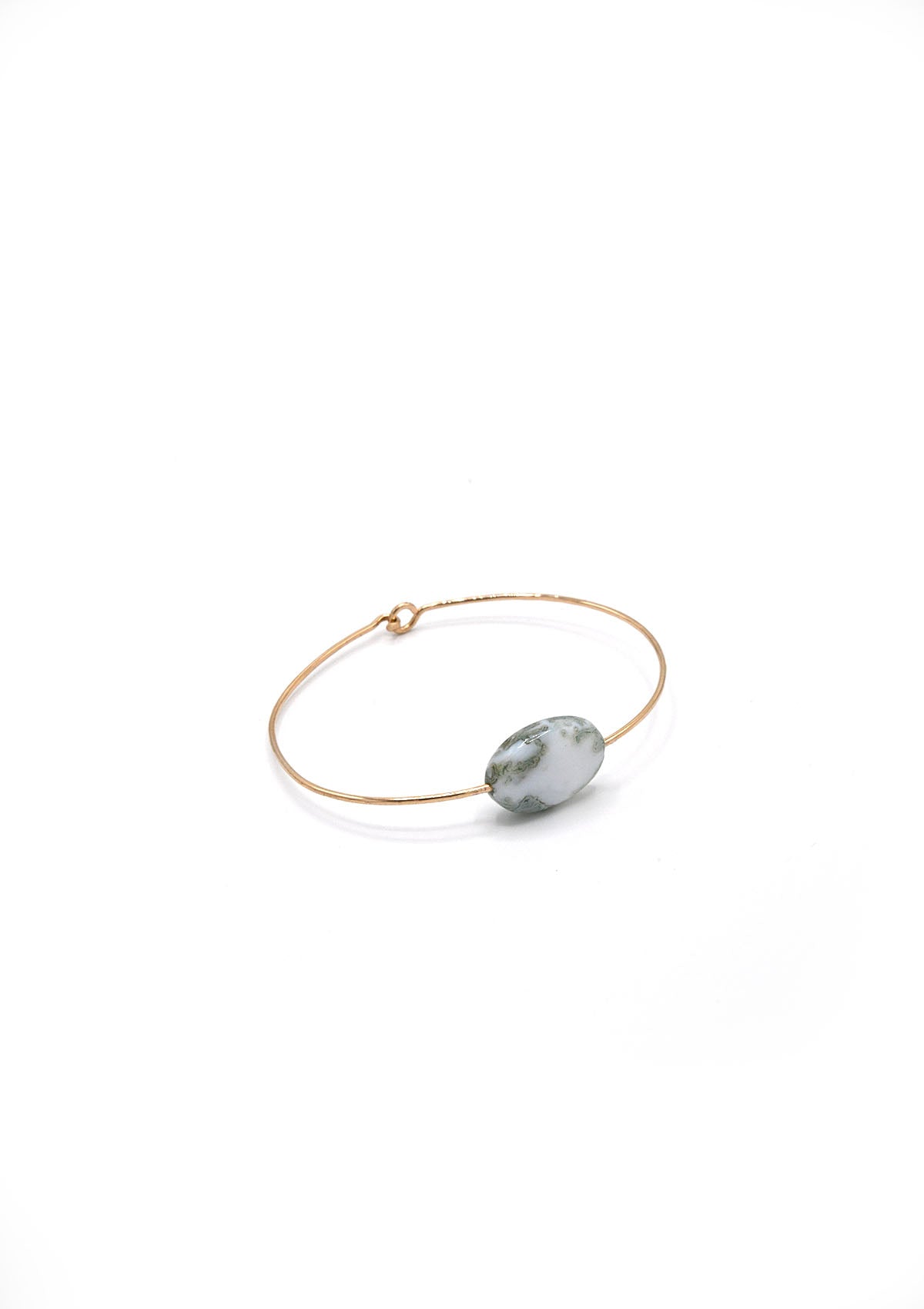 Textured Blue Opal Cuff Bracelet by Mary MacGill, available at Diani.