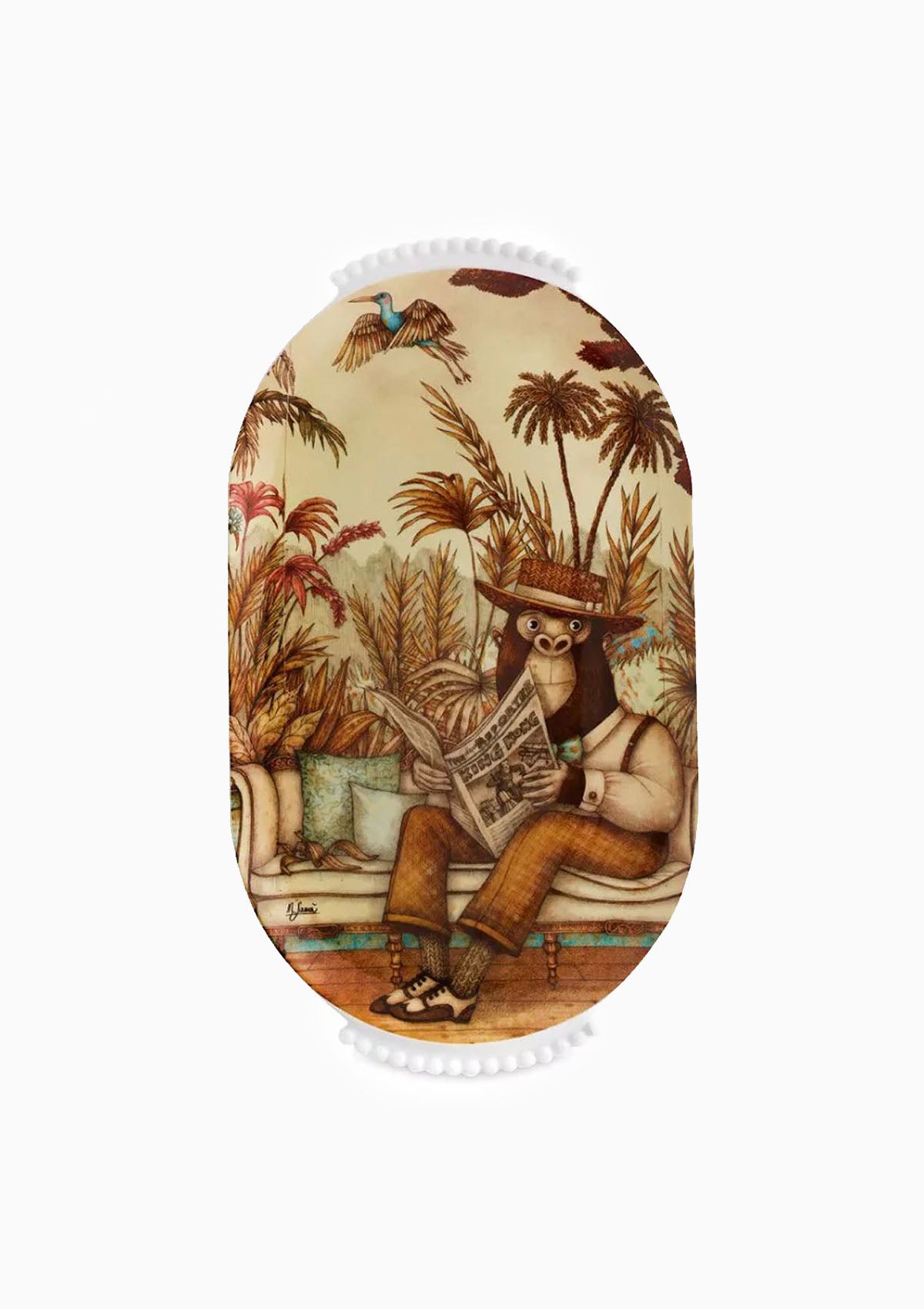 Oval Platter By Marco Soma | 16.8" X 9.29"
