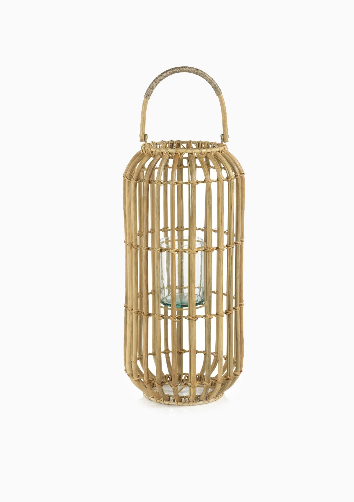 Vilamoura Rattan Lantern | Tall