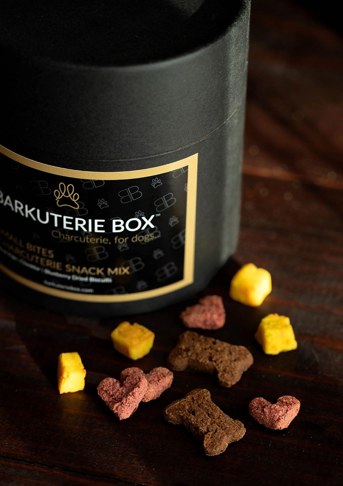 Charcuterie/Barkcuterie Dog Treat Canister | Small