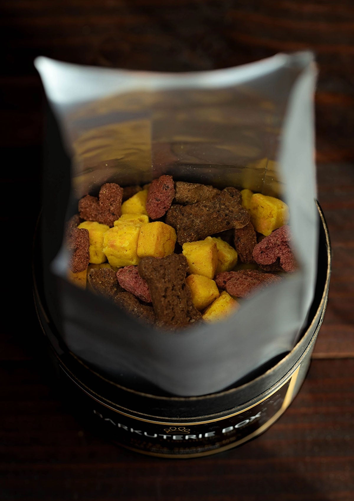 Charcuterie/Barkcuterie Dog Treat Canister | Small