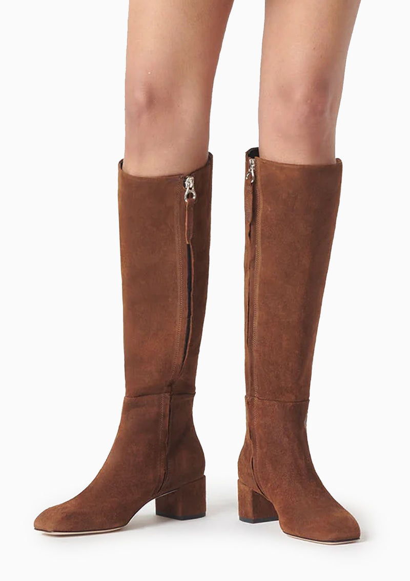 Laura Boot | Brown Suede