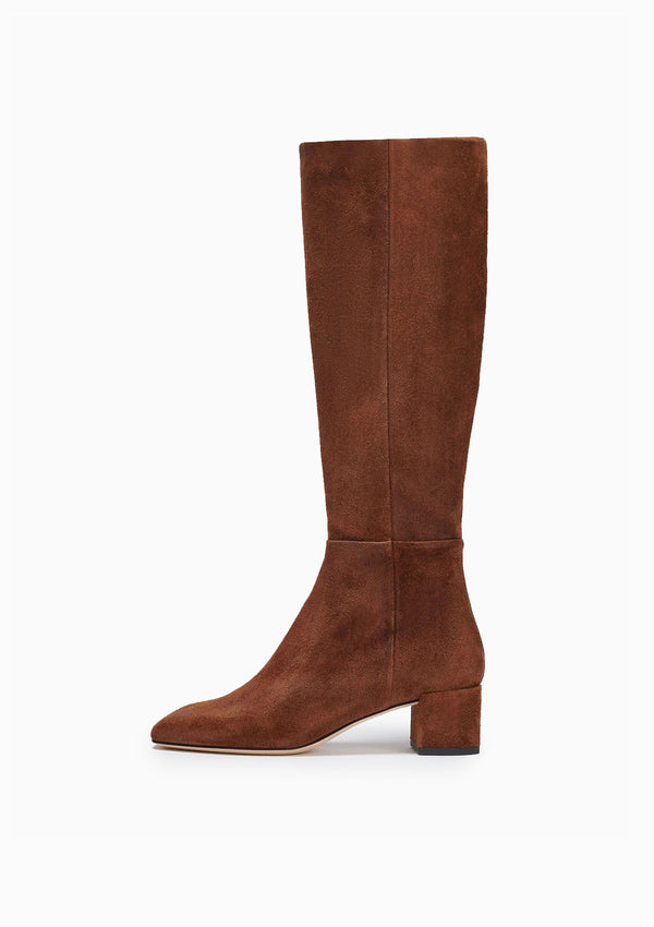 Laura Boot | Brown Suede