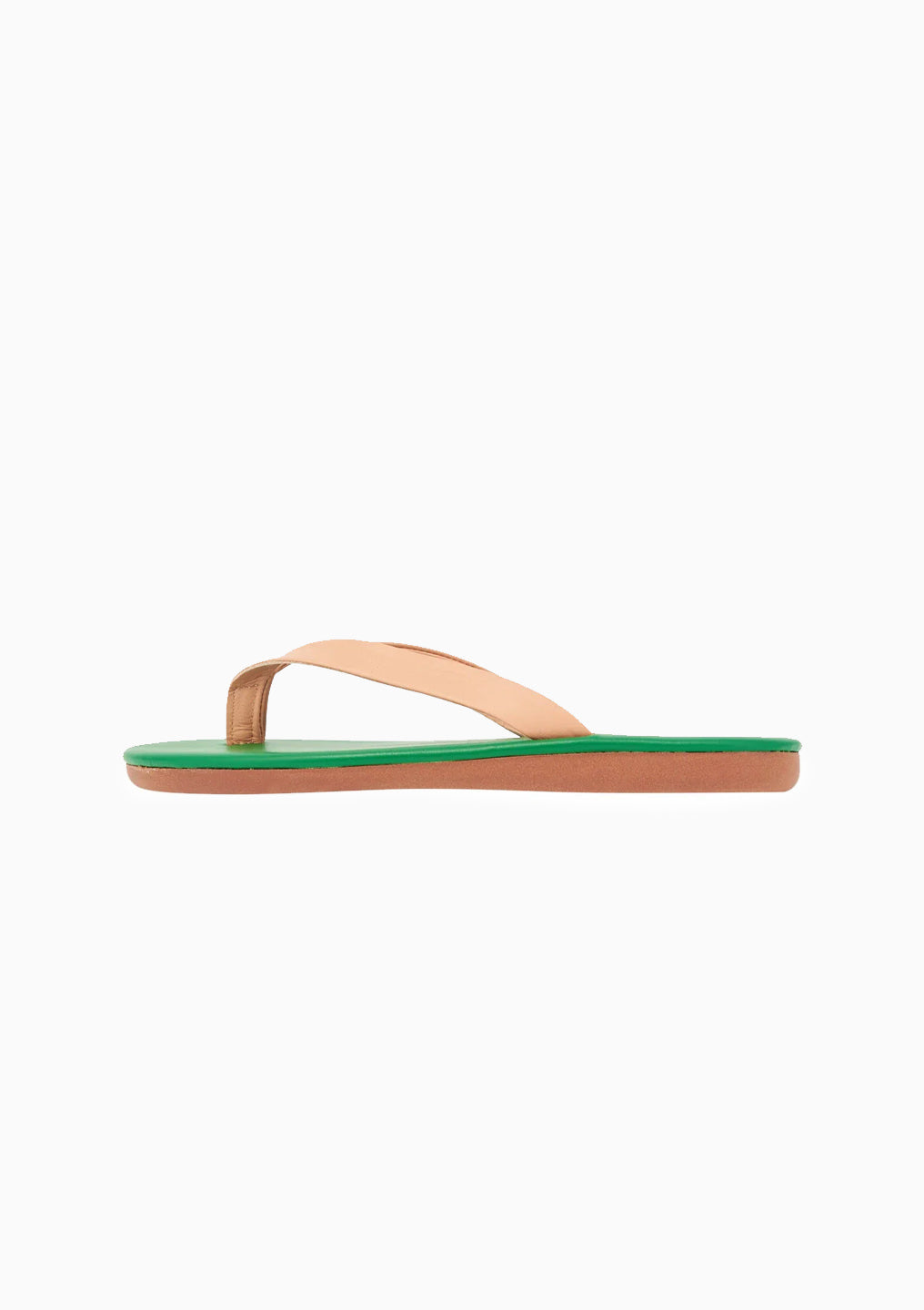 Saionara Sandal | Natural/Green