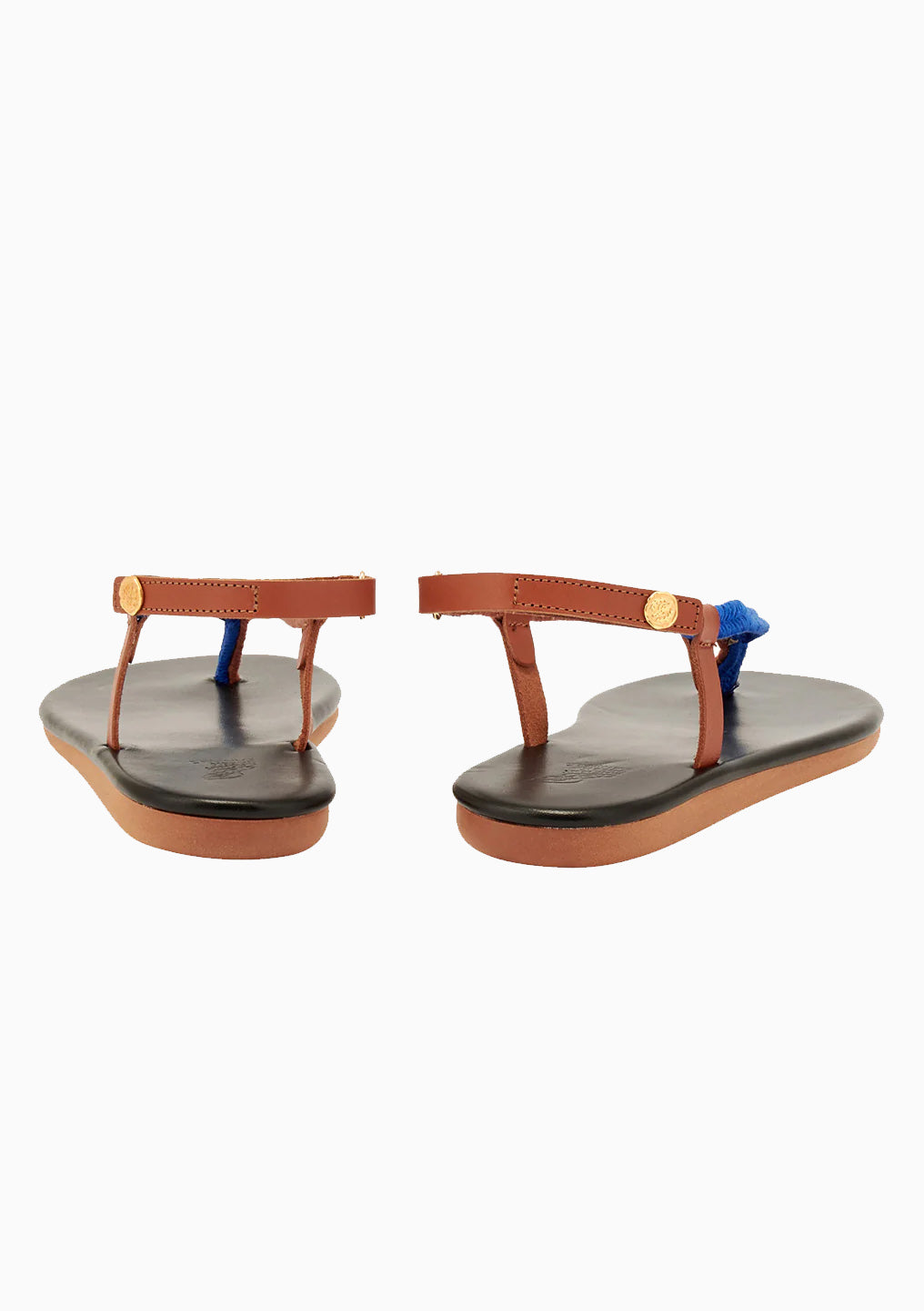 Zoi Sandal | Blue/Tan