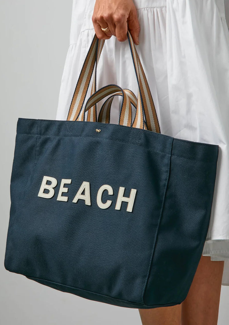 Beach Household Tote Recycled Canvas | Marine